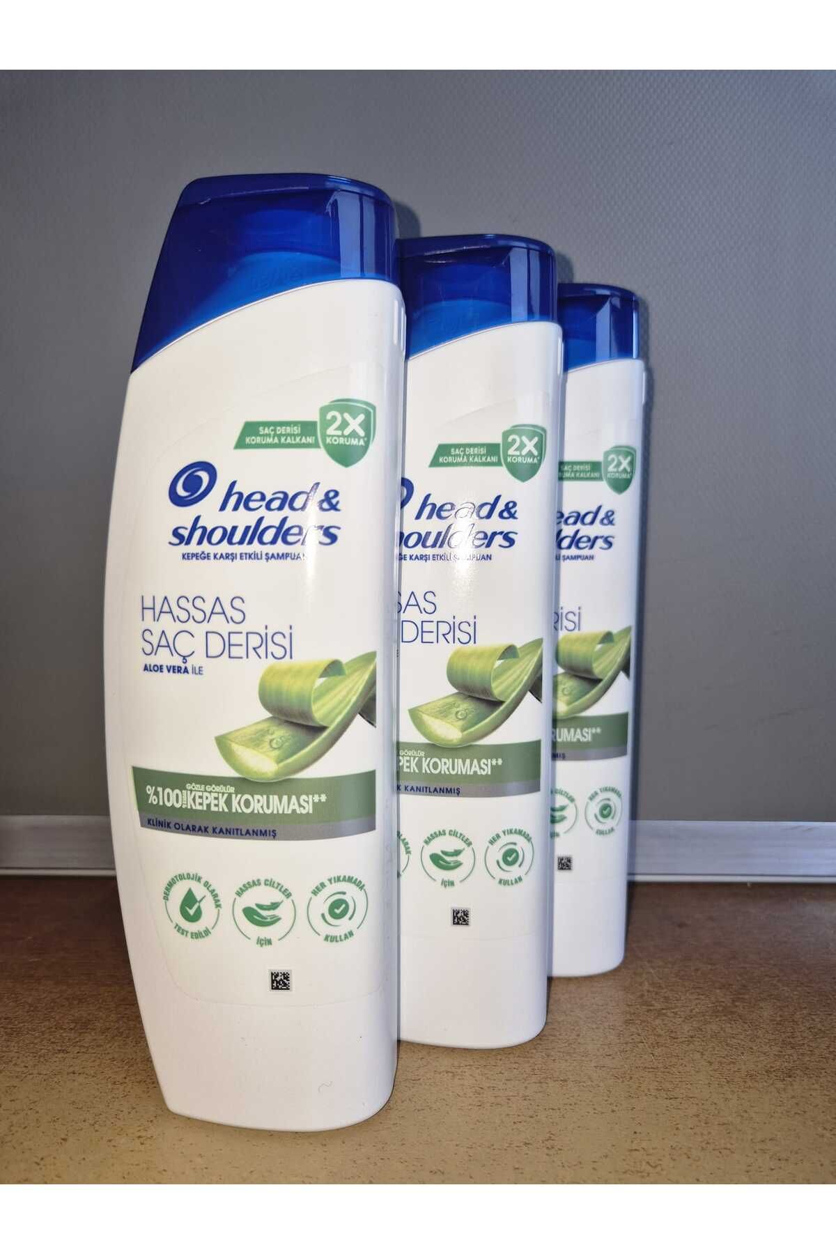 Head And Shoulders Hassas Saç Derisi Aloe Veralı Şampuan 330 ml*3 ADET
