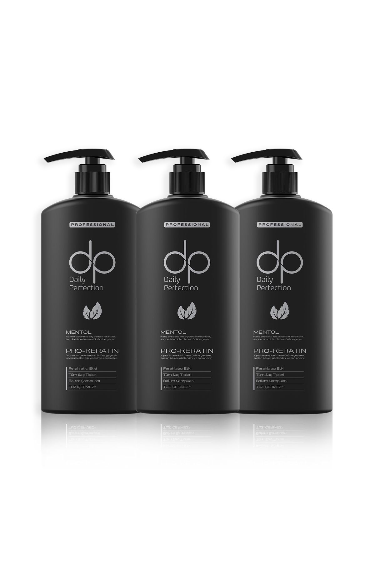 dp Daily Perfection Şampuan Mentol 425 ml X 3 Adet