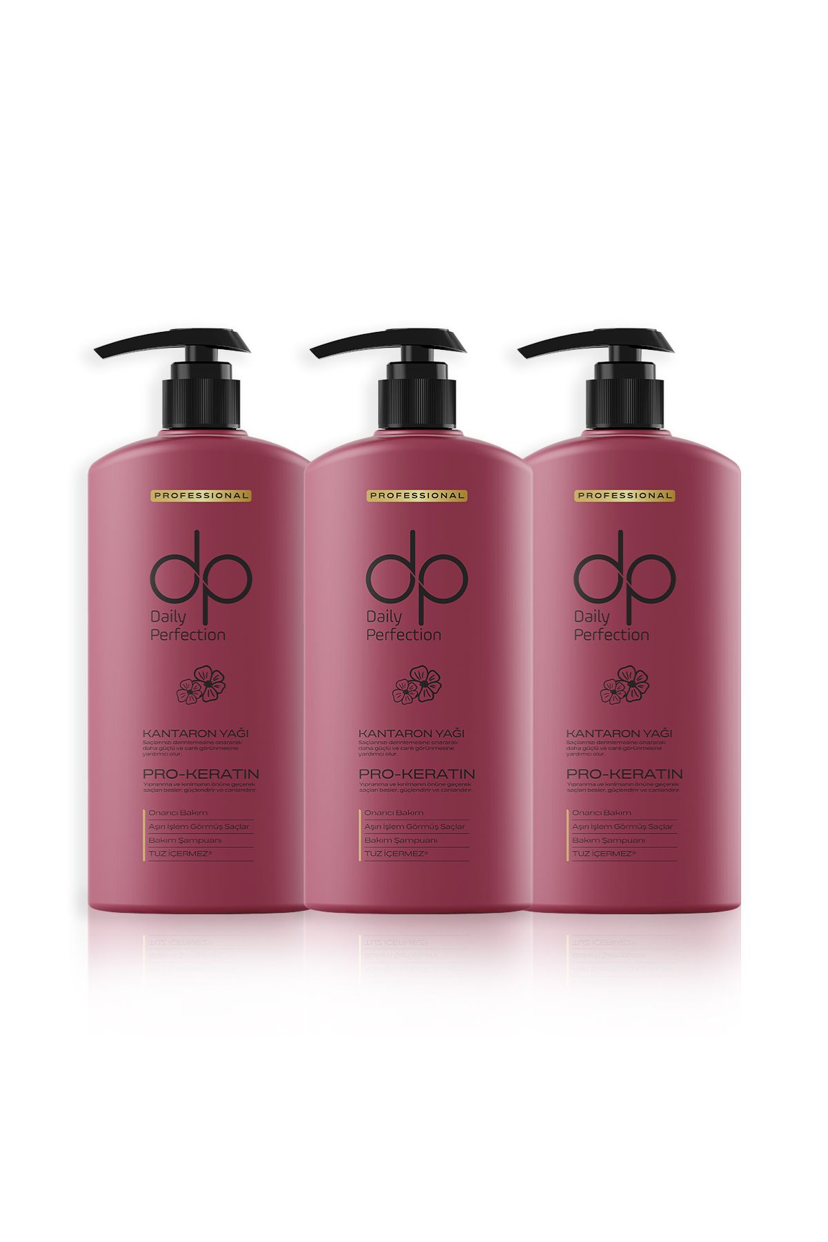 dp Daily Perfection Şampuan Kantaron Yağı 425 ml X 3 Adet