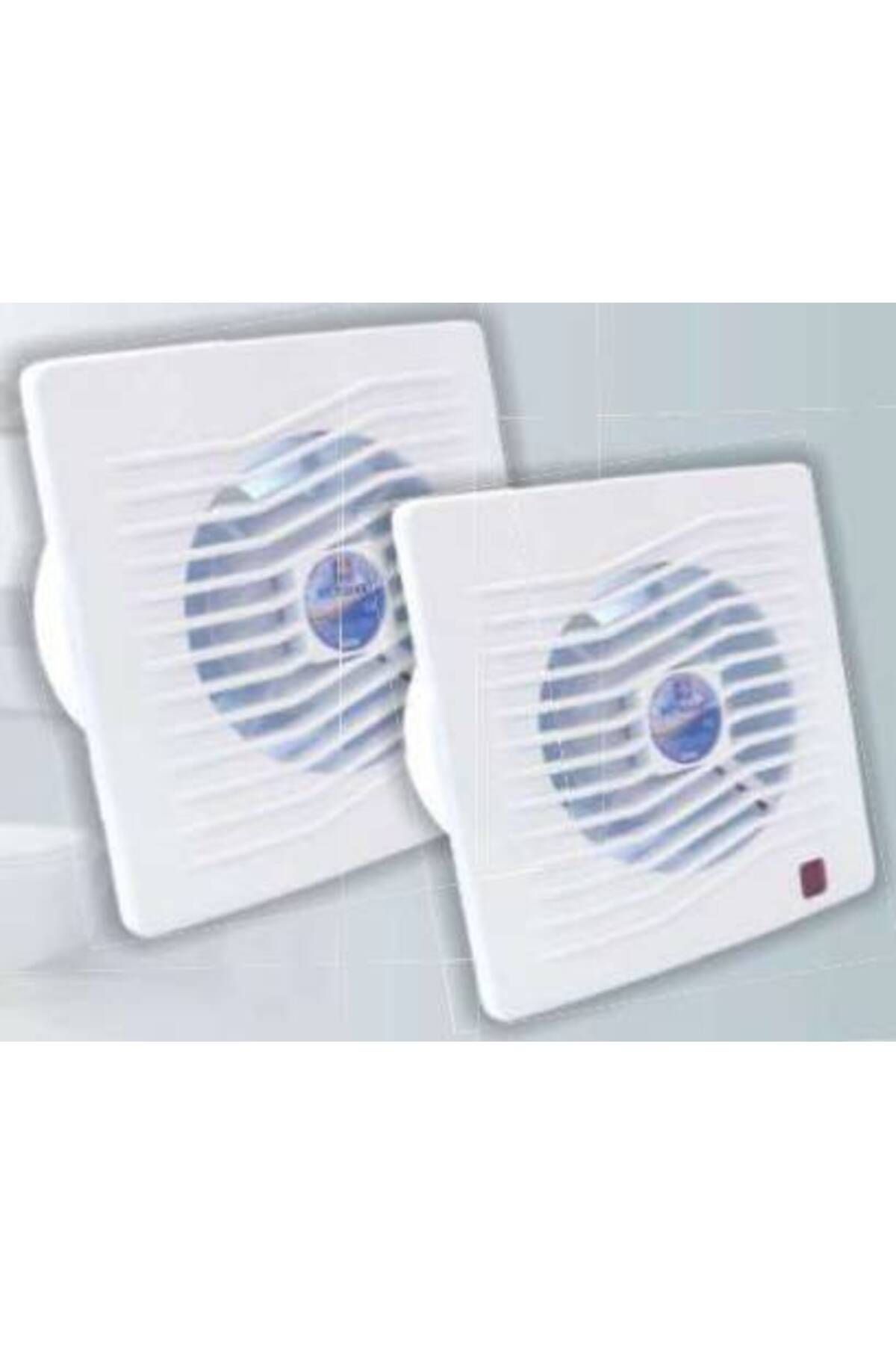 Dündar 12 Cm L-12 20 Watt 190 M3/h 2100dd 220/230 V Monofaze Ev/ofis Tipi Plastik Kare Fan Aspiratör