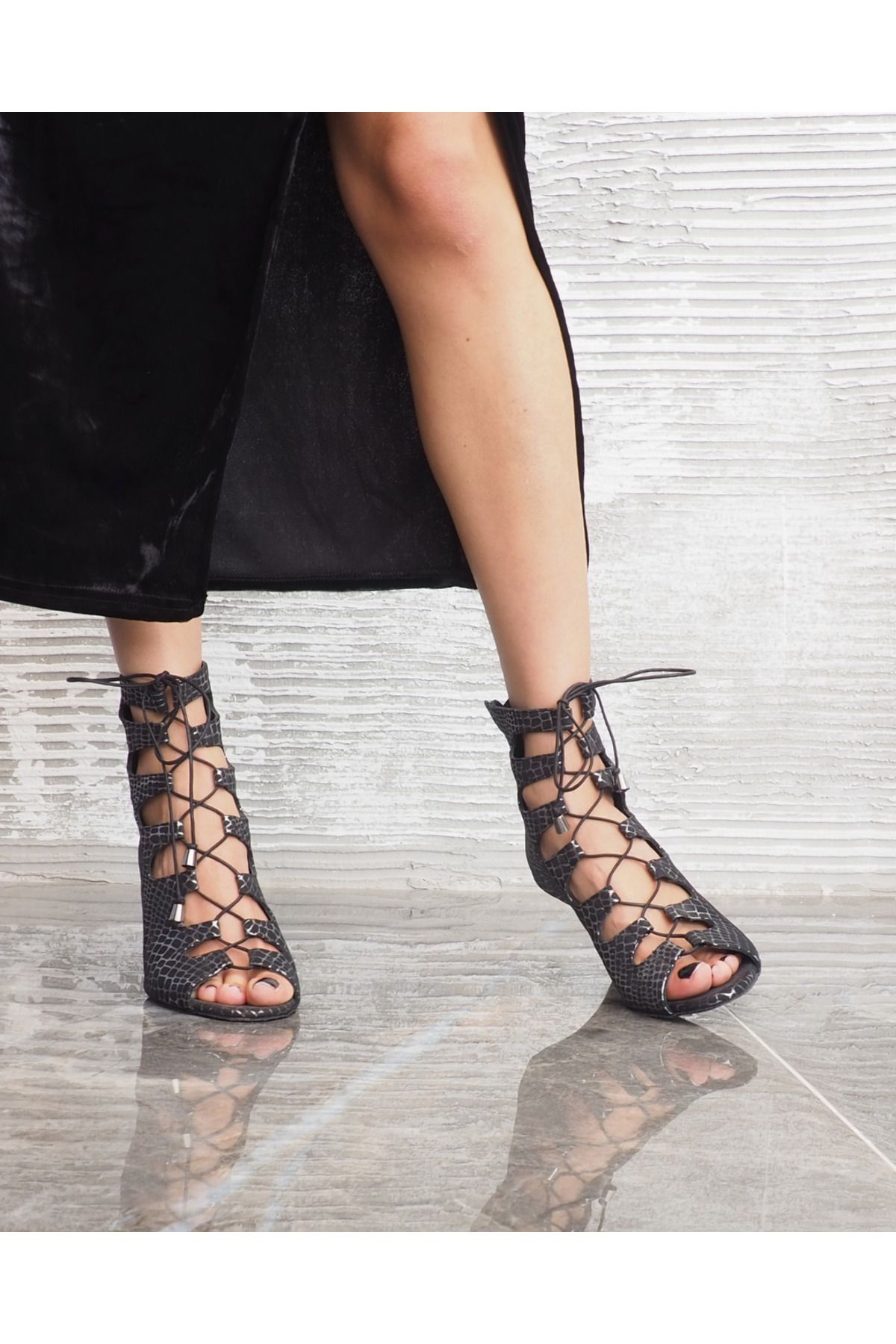 Lo Mejor Shoes Kadın High Heels Dans Ayakkabıları Performans Profesyonel Balo Salsa Dans Ayakkabıları Deri Bot