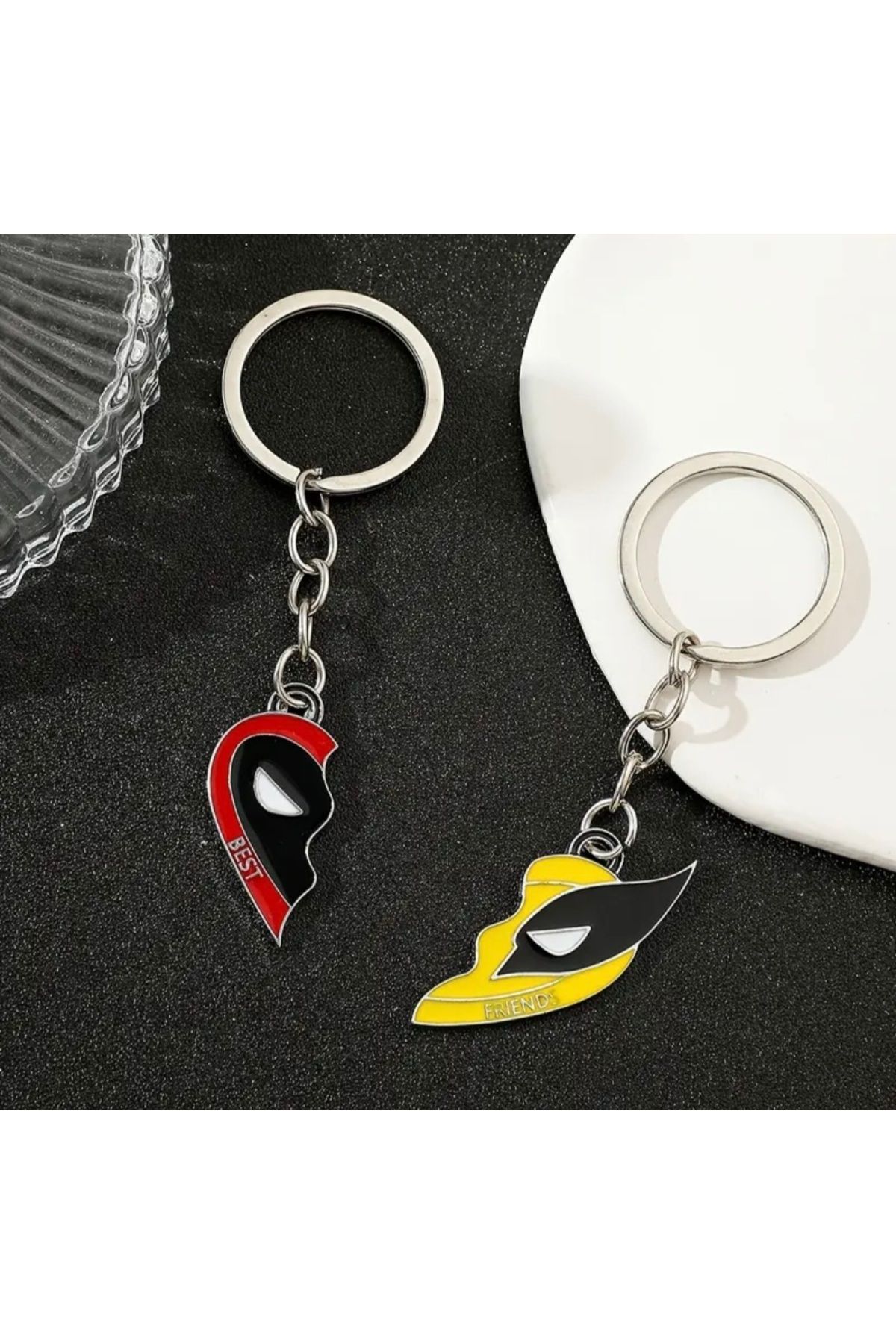 h2bdesign Deadpool Wolverine Best Friends Anahtarlık