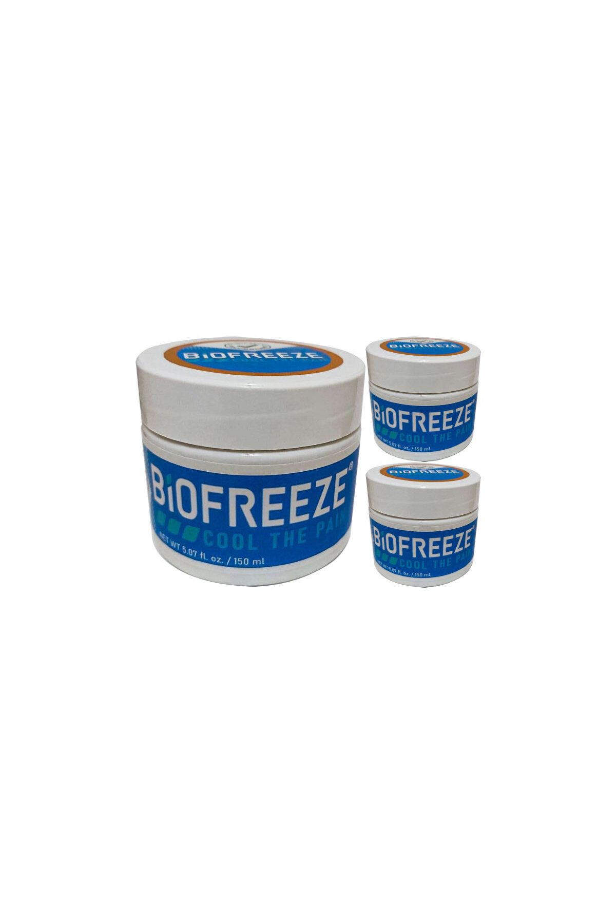 Kişisel ECZA Biofreeze Cool The Pain İskelet ve Kas Sızıları için için 3 x 150 ml