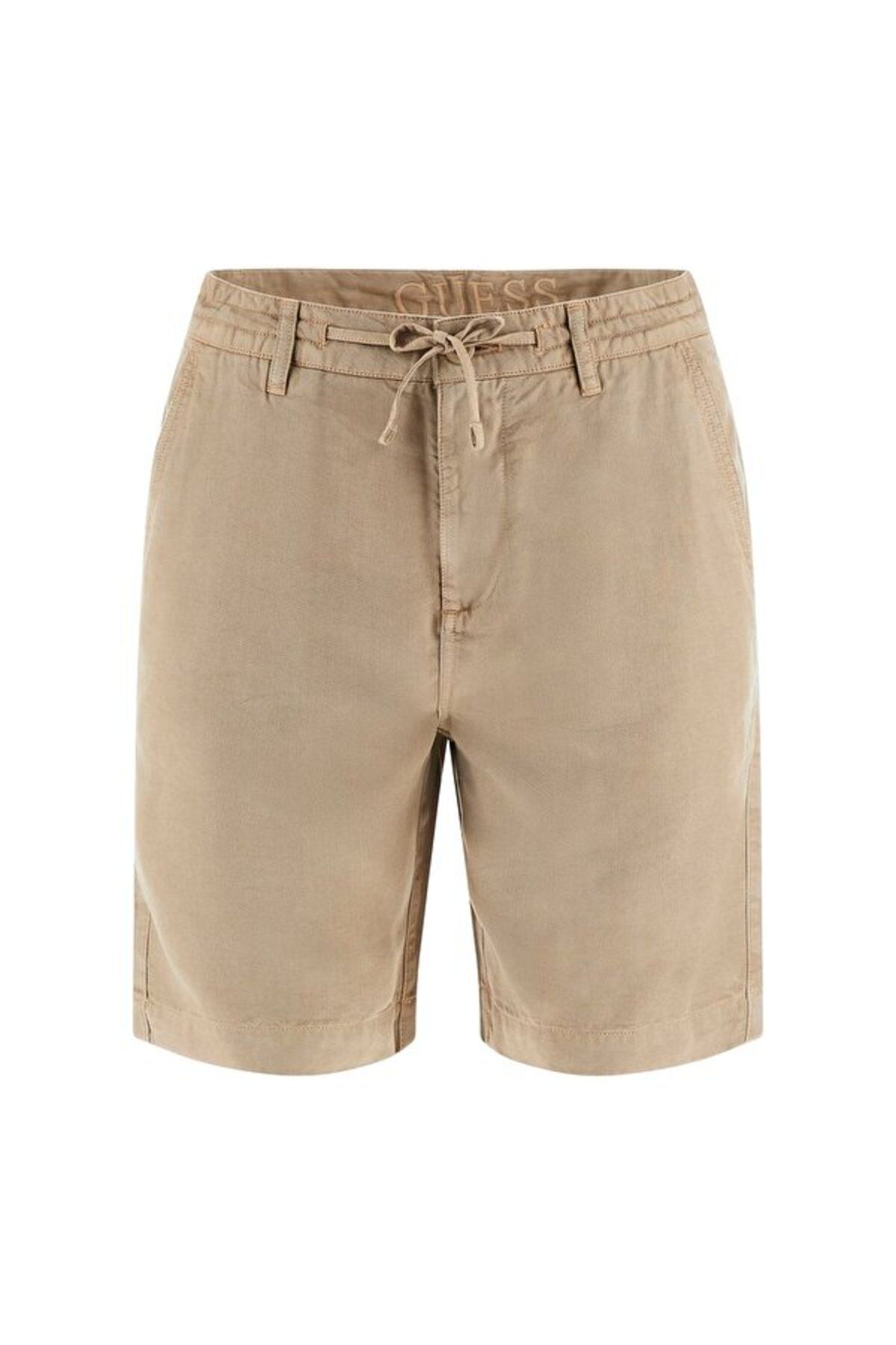 Guess Normal Bej Erkek Şort M4GD25WDX72F13F_BOWIE DRAW CORD SHO