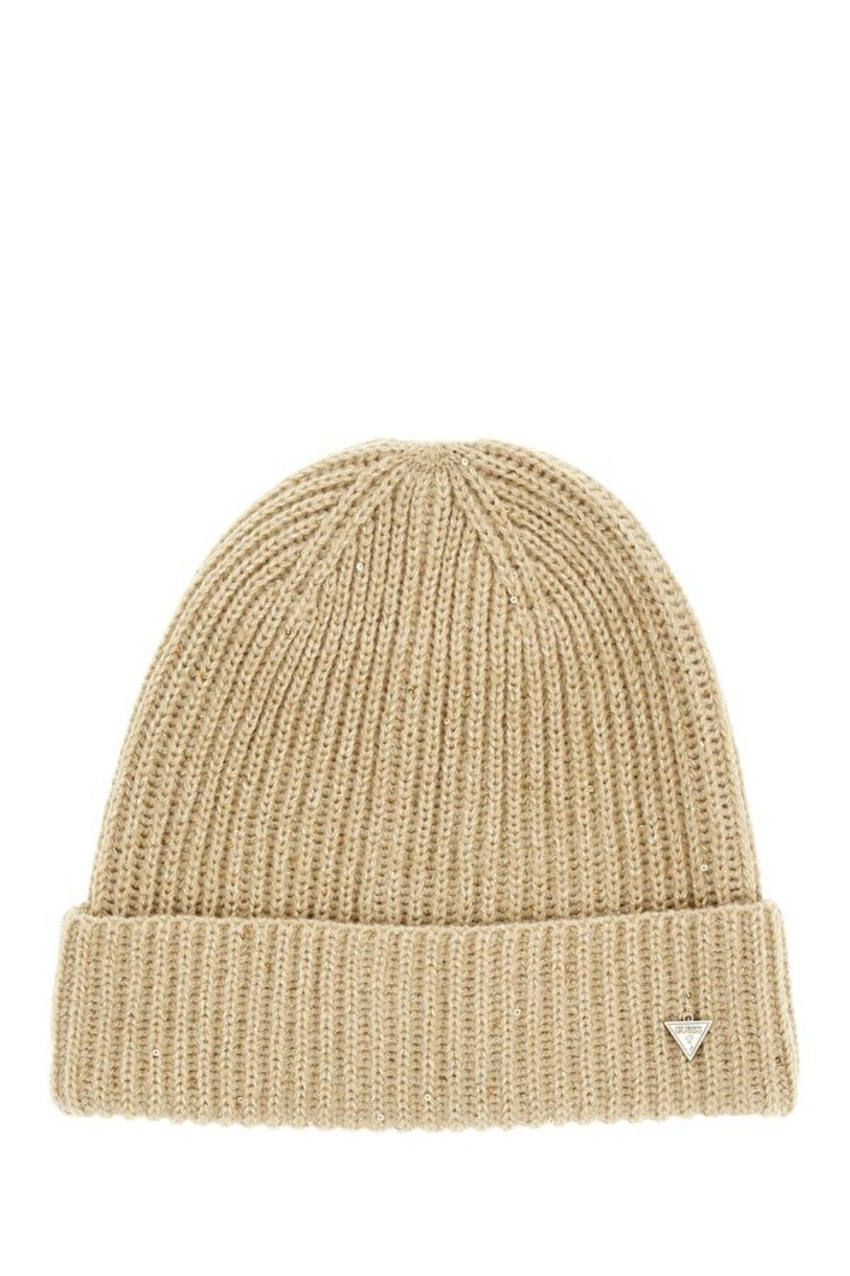 Guess Beanie Kadın Yün Karışımlı Bere