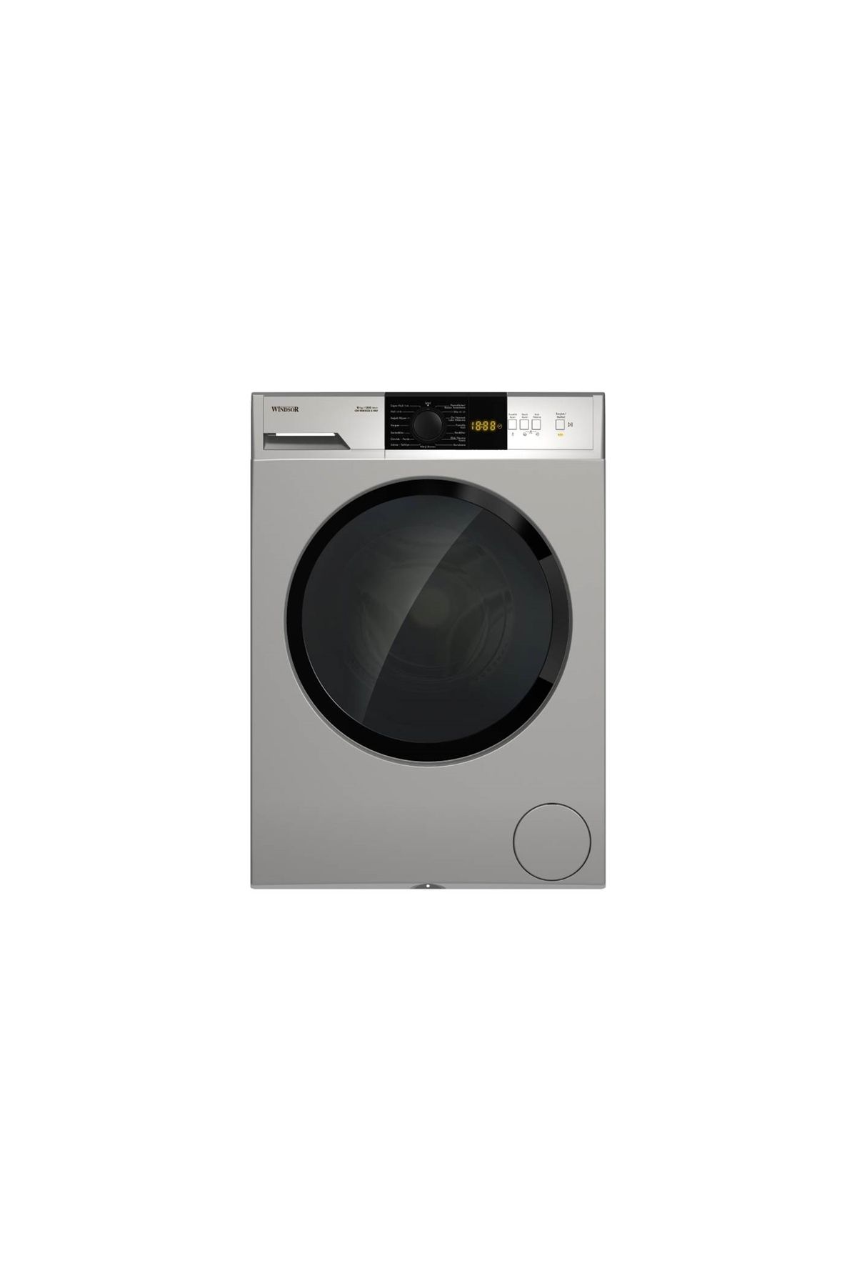 Windsor CM 10WS122 S INV 10 kg 1200 Devir Gri Inverter Çamaşır Makinesi