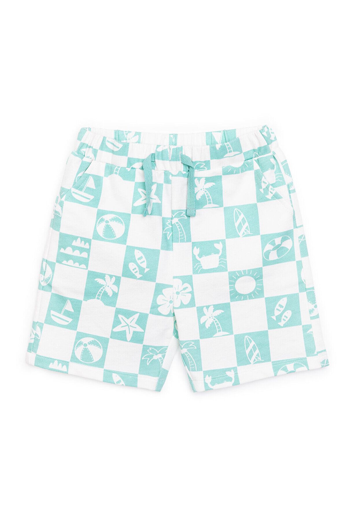 ebebek Hello Baby HelloBaby Aqua Dreams Erkek Şort Erkek Bebek