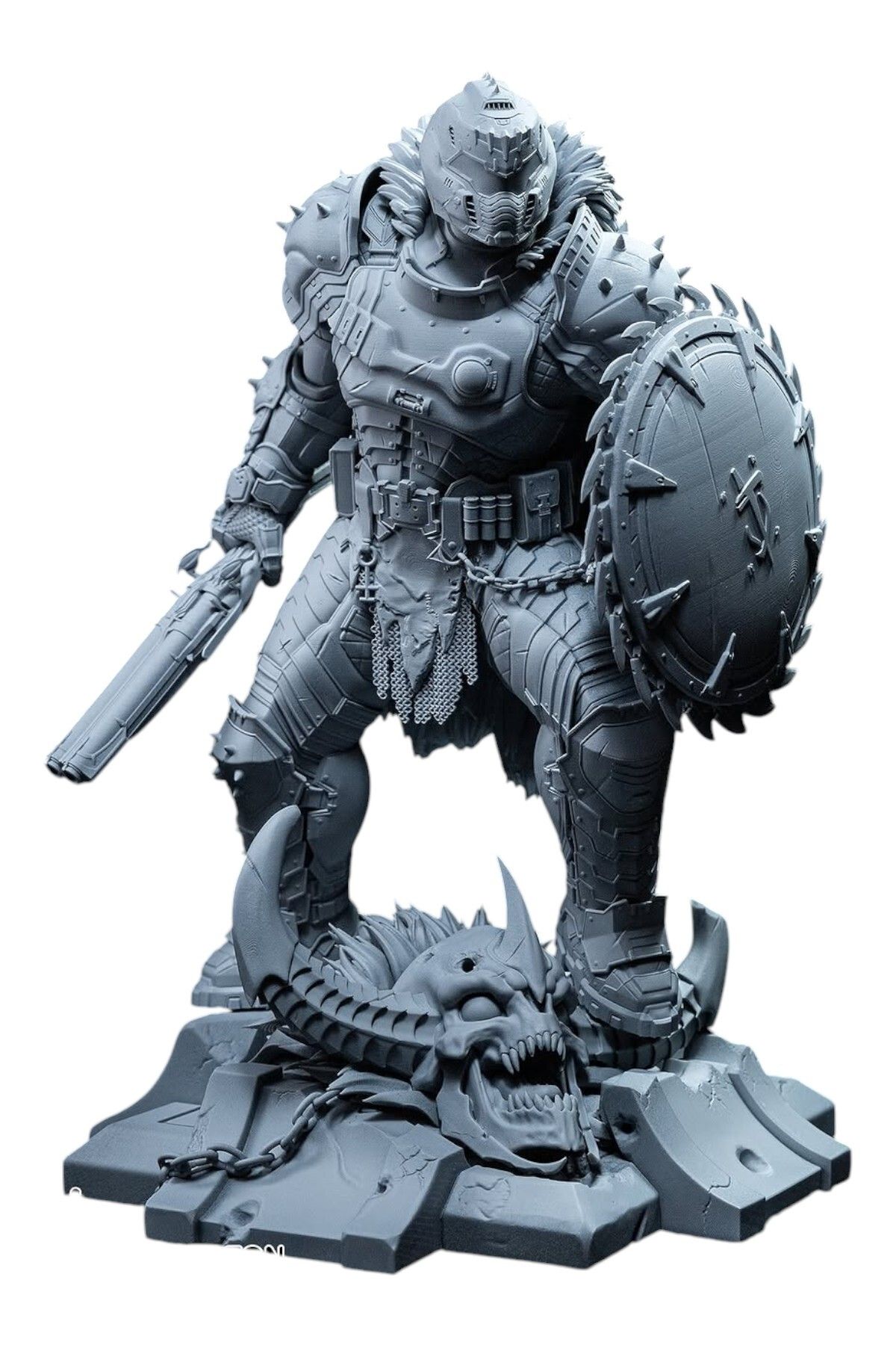Miyazaki Premium Doomguy Figürü | DOOM: The Dark Ages Koleksiyonu