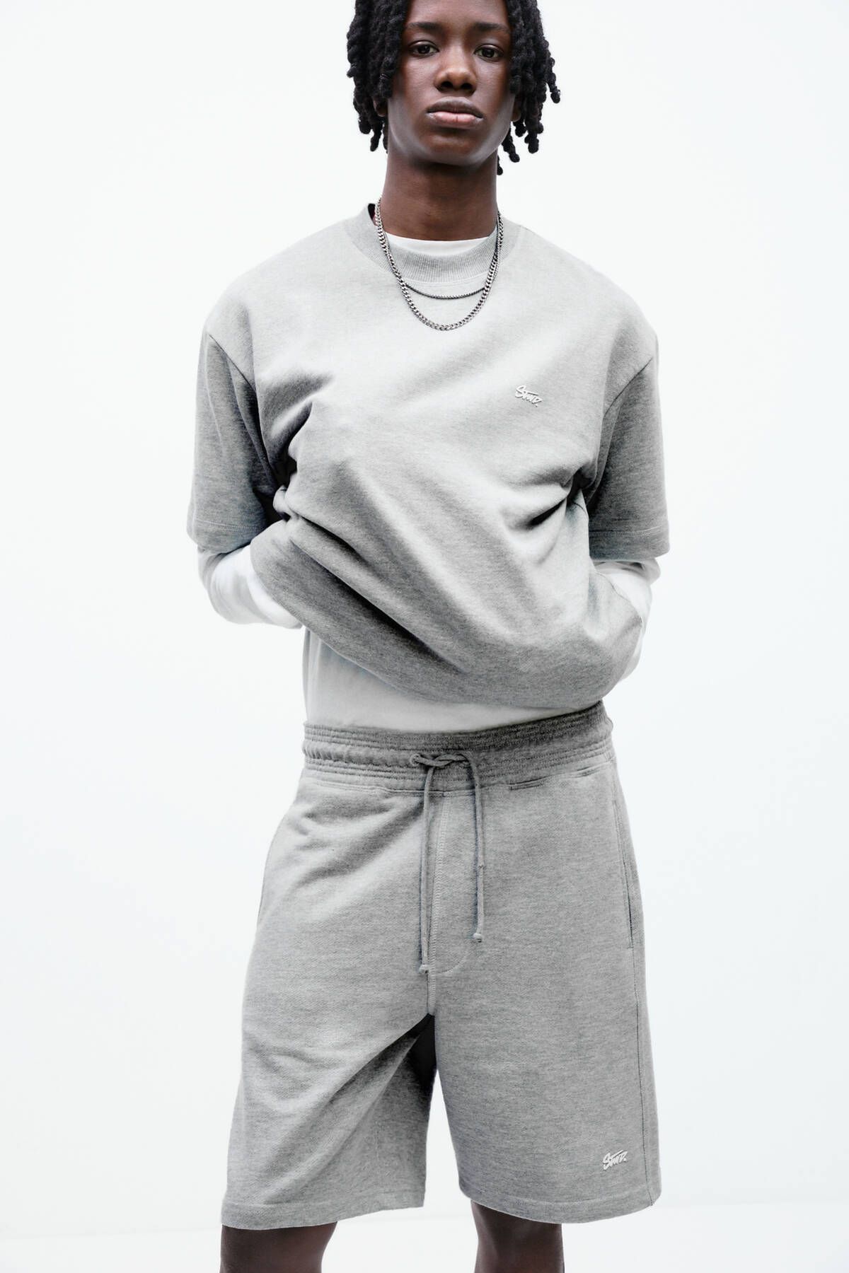 Pull & Bear STWD jogger bermuda şort