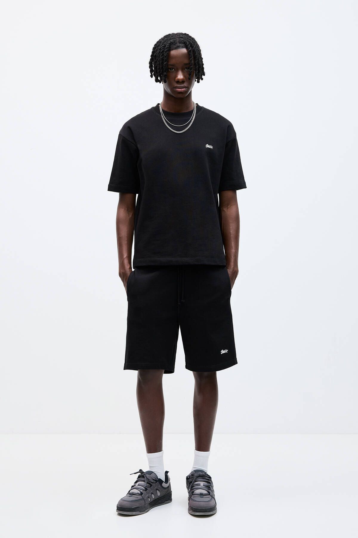 Pull & Bear STWD jogger bermuda şort