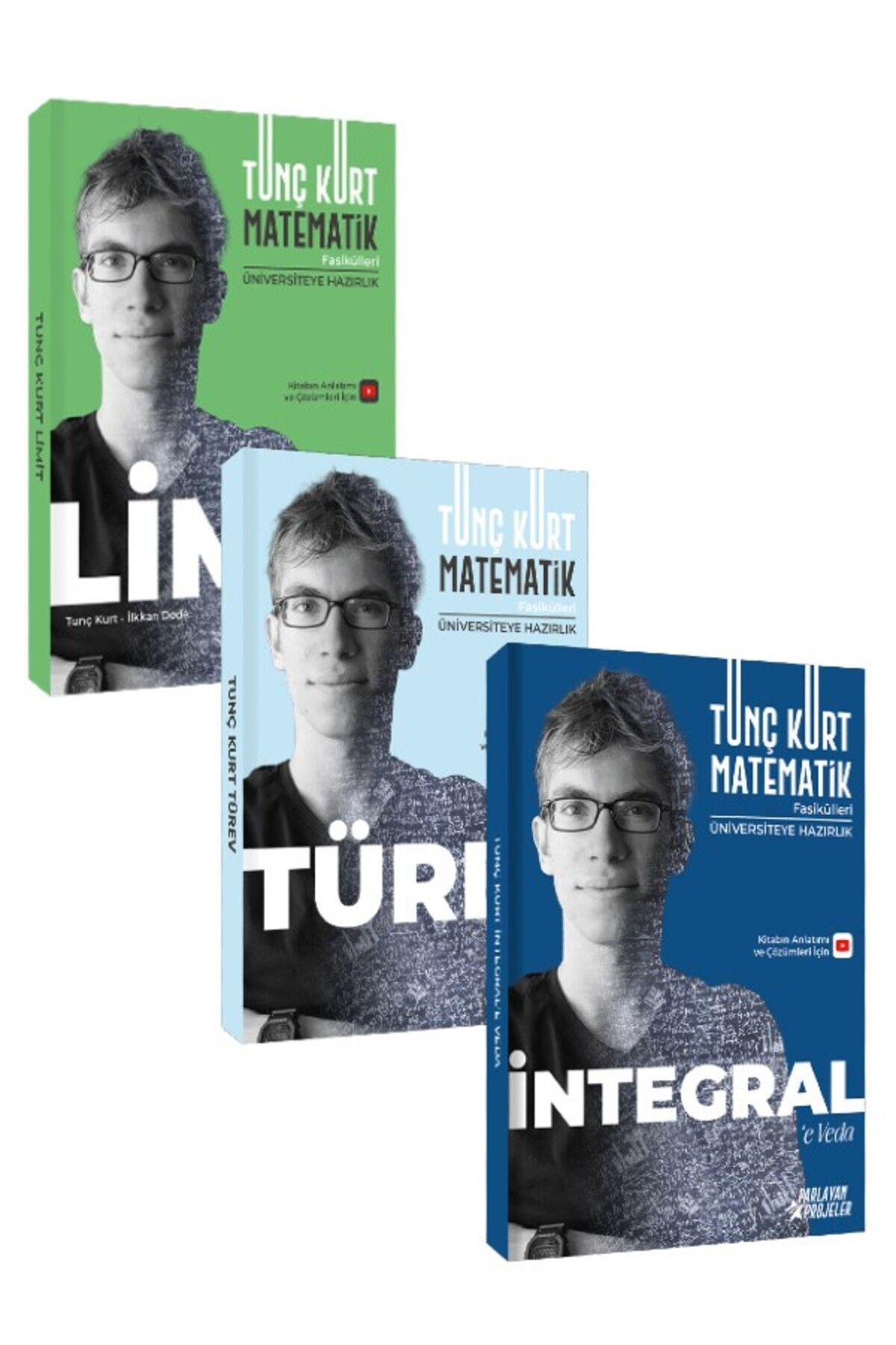 Parlayan Projeler Tunç Kurt 2025 AYT Matematik Limit - Türev - İntegral 3lü Fasikül Set