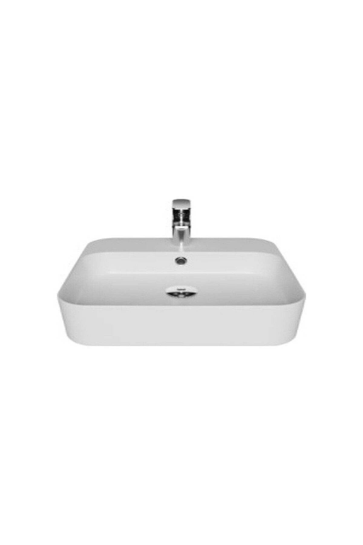 Creavit LP046 Loop Tezgah Üstü Kare Çanak Lavabo 45 CM