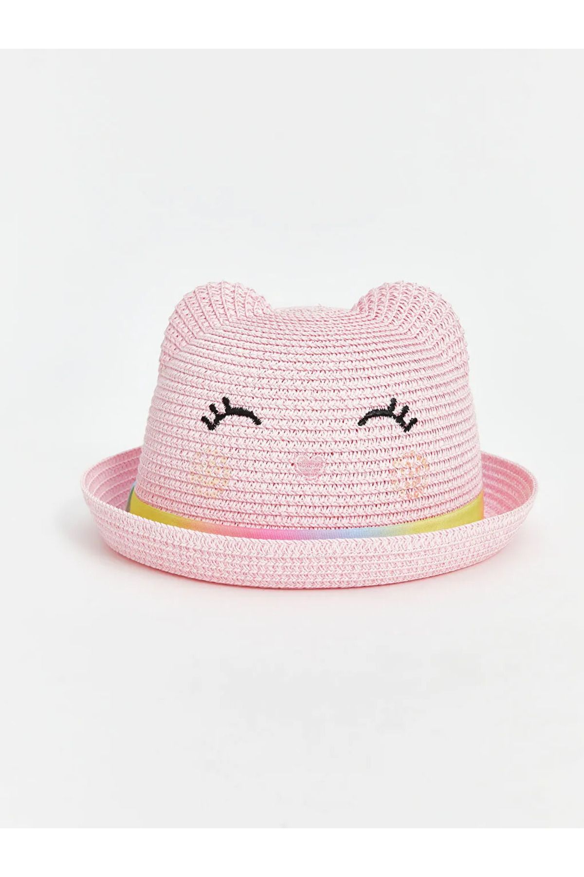 LC Waikiki LCW ACCESSORIES Bej Kız Çocuk Hasır Şapka