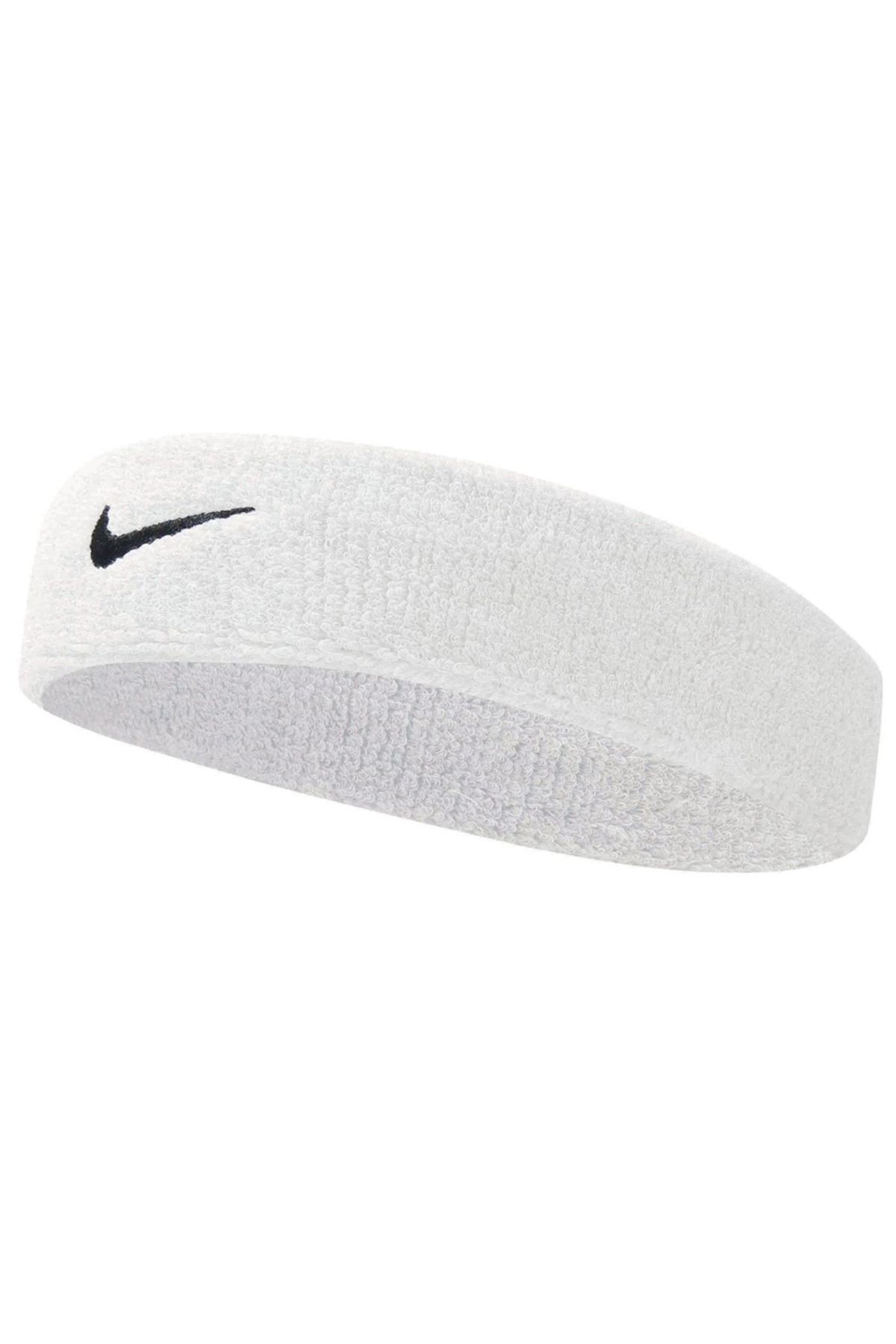 Nike Swoosh Beyaz Antrenman Saç Bandı (N.NN.07.101.OS)
