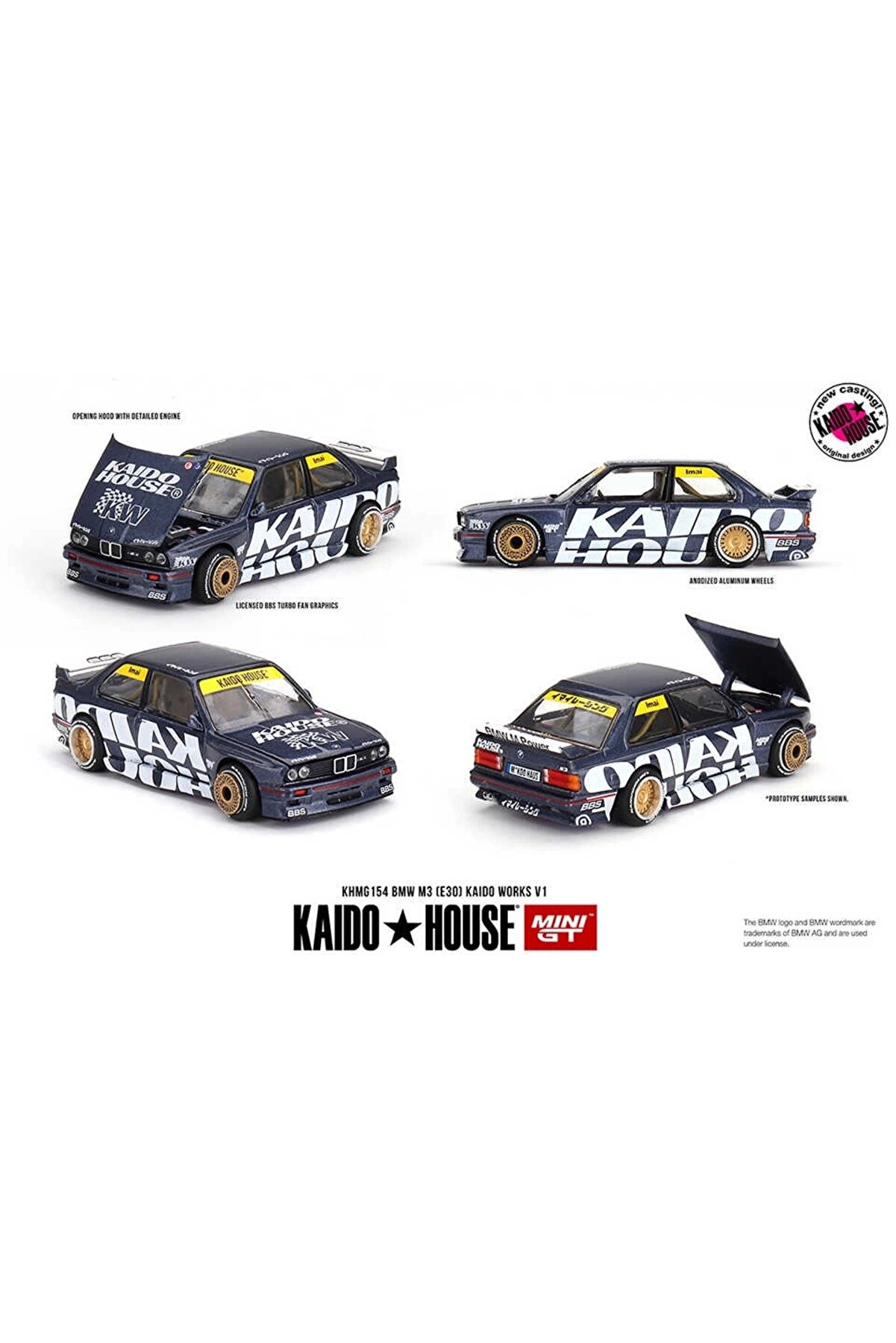 Genel Markalar 1/64 Kaidohouse Bmw M3 (E30) Kaido Works V1 - Fiyatı ...