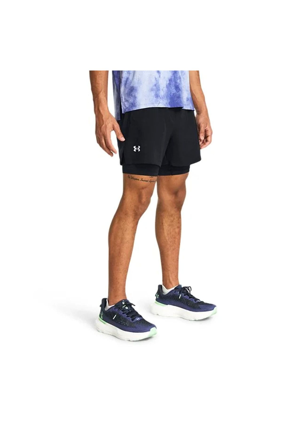 Under Armour Launch Erkek Siyah Koşu Şort 1382640-001