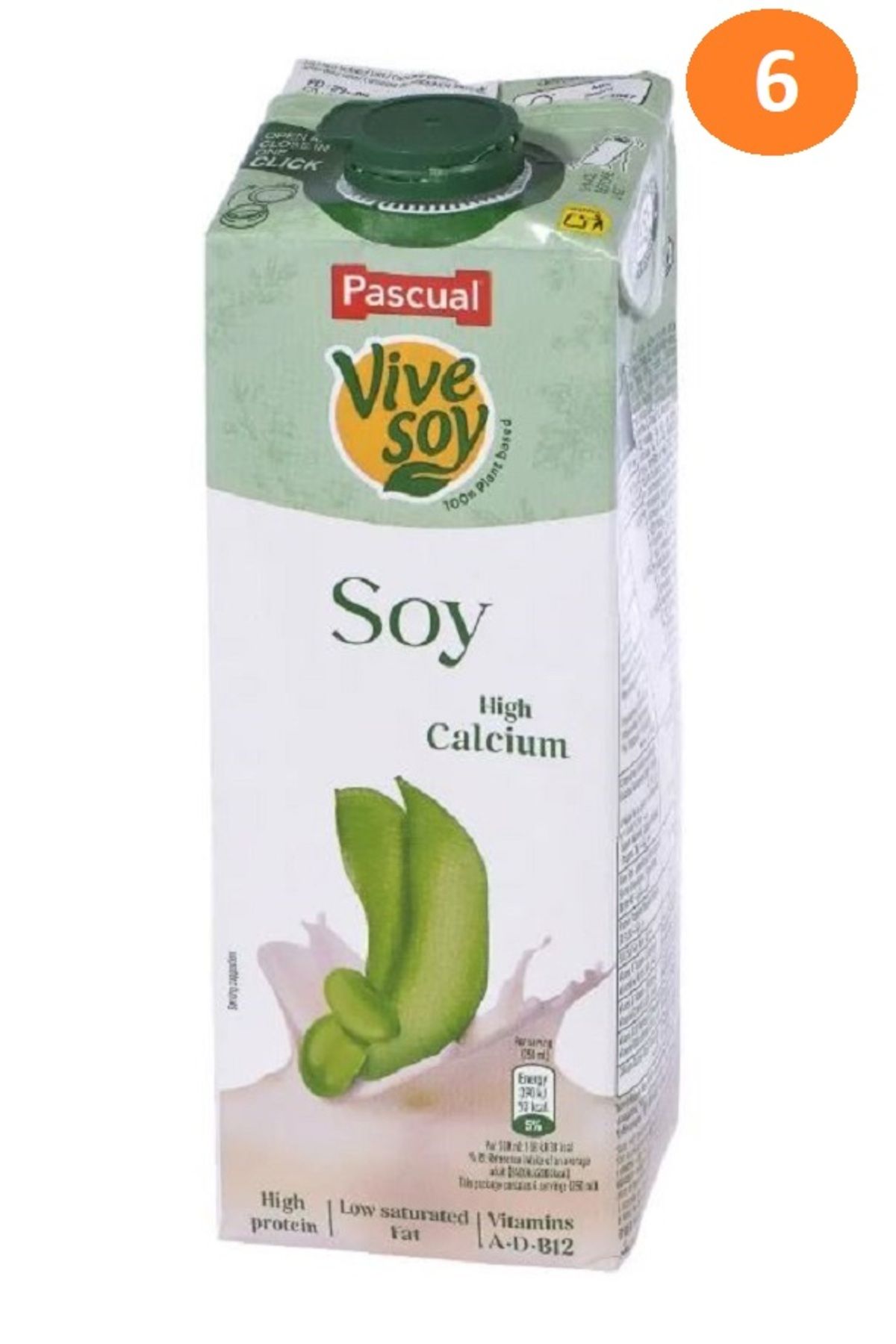 VIVE Soya Sütü 1 Lt x 6 Adet