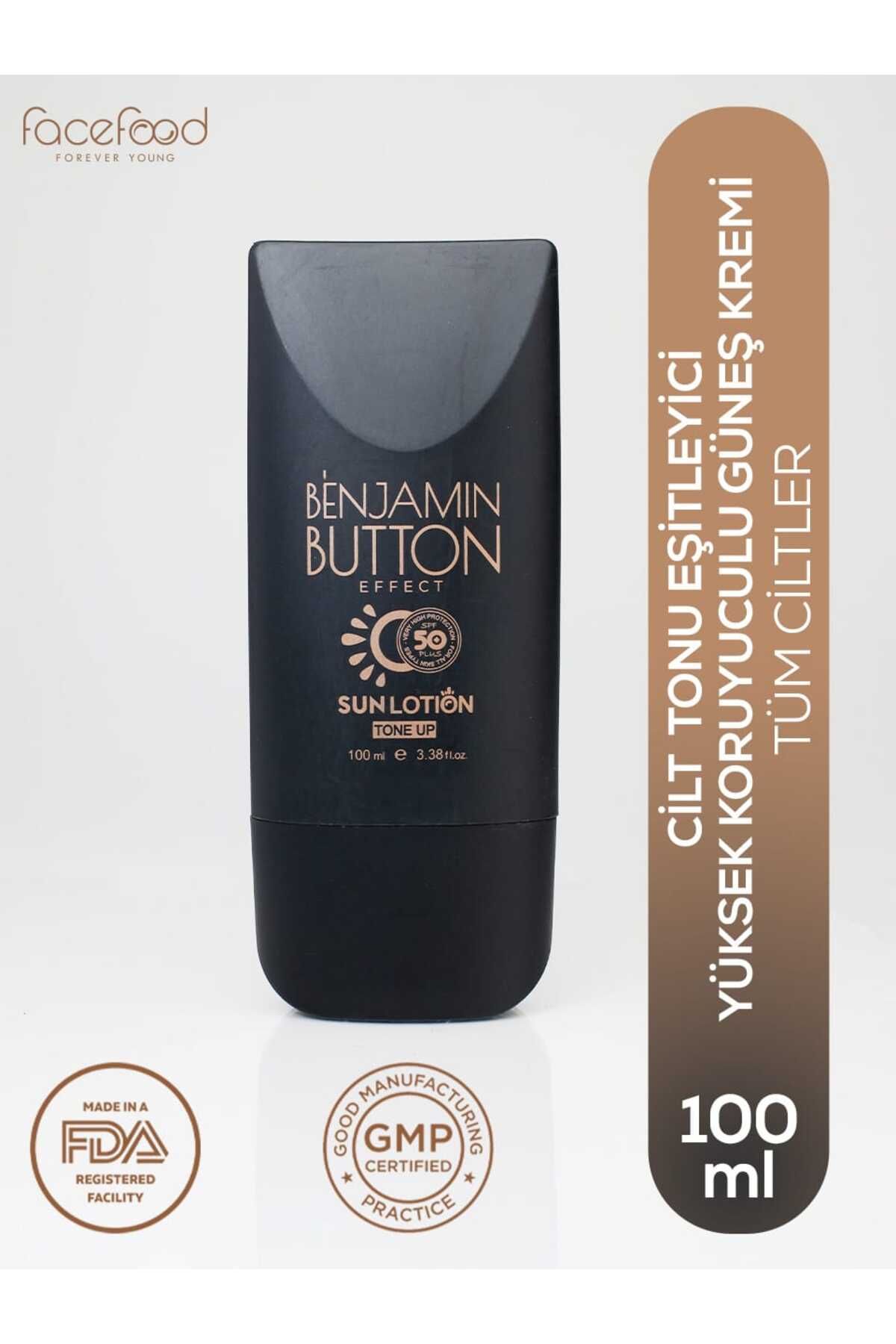 Benjamin Button Effect Sun Lotion Tone Up SPF 50+ Aydınlatıcı Renkli Güneş Losyonu