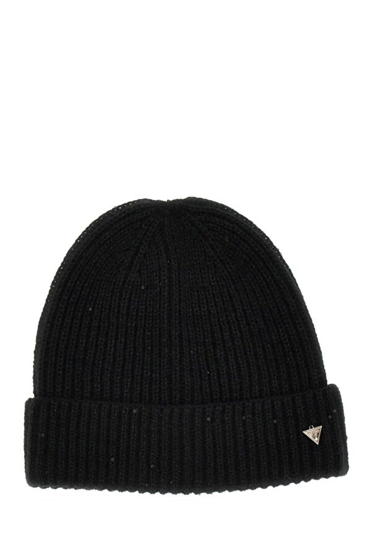 Guess Beanie Kadın Yün Karışımlı Bere