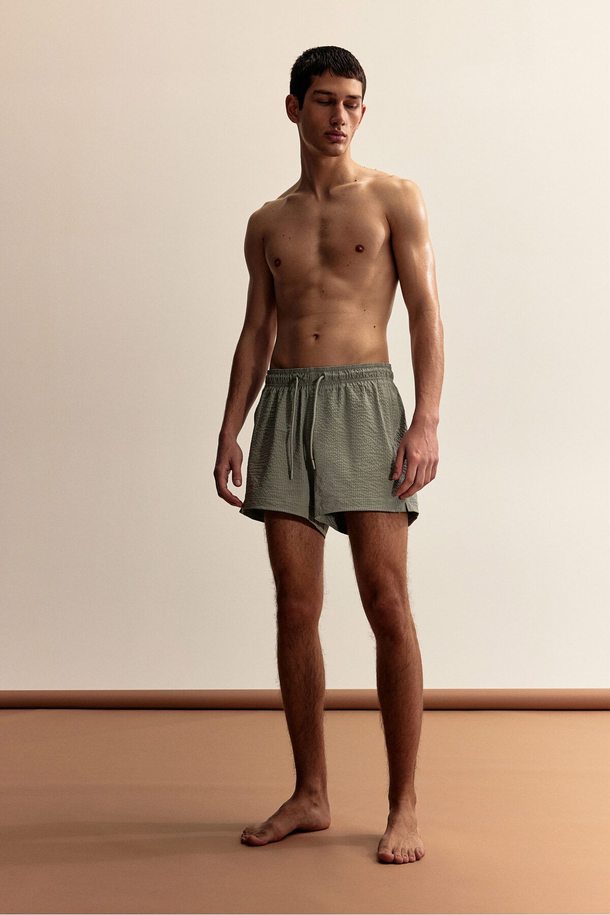 H&M Gofre Şort Mayo