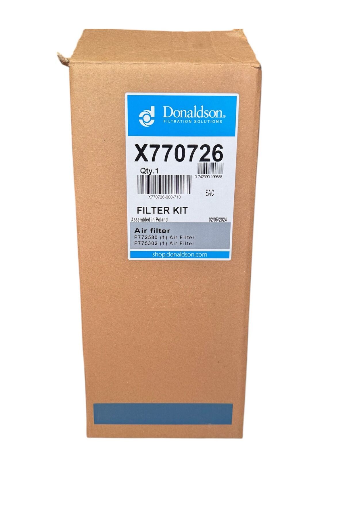 Donaldson MST BEKOLOADER KEPÇE HAVA FİLTRESİ X770726 ORİJİNAL