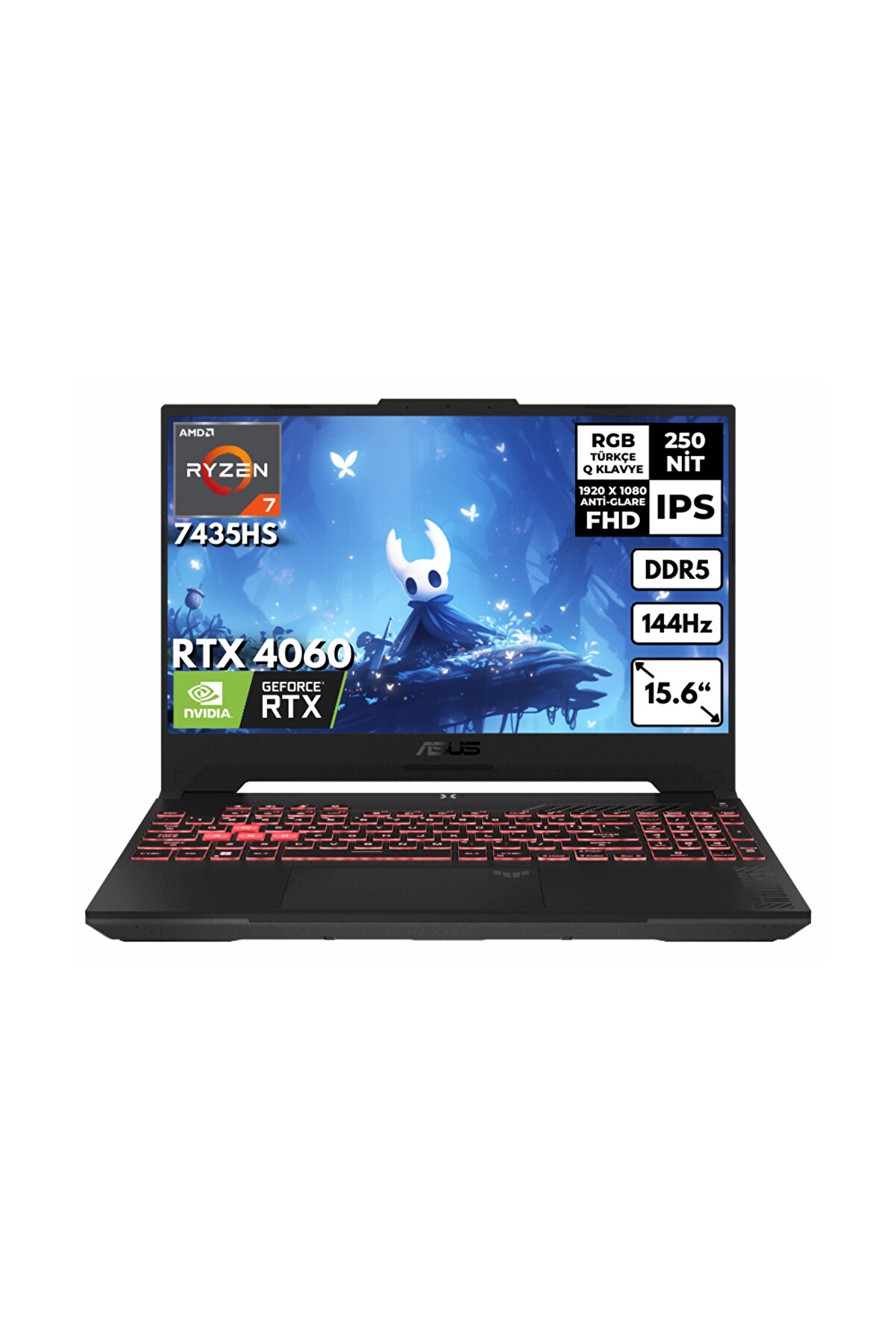 TUF Gaming A15 R-7 7435HS 8GB 512 GBSSD RTX4060 15.6
