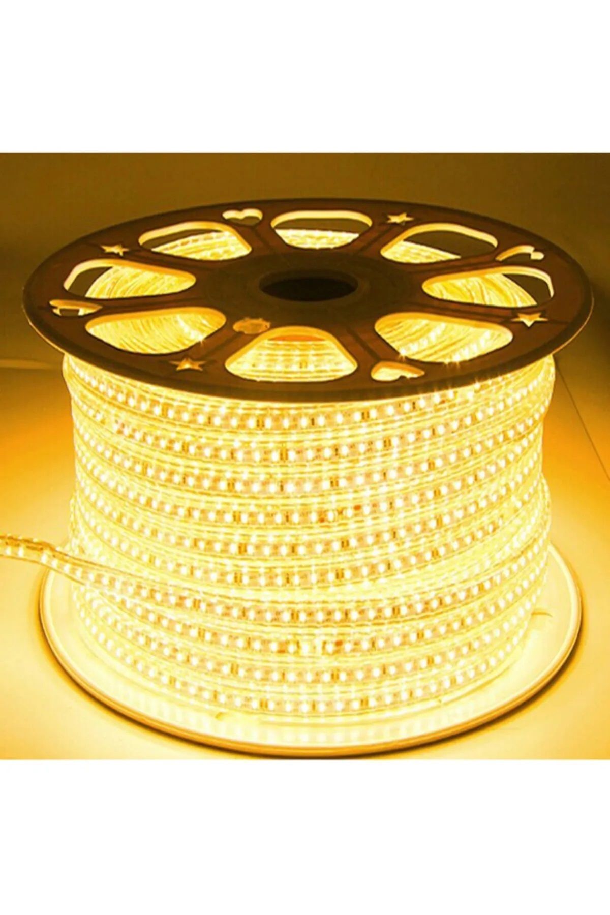 Asşerit Led Hortum Şerit Led 16 Metre Gün Işığı Fişli 220 Volt Tak Çalıştır Su Geçirmez