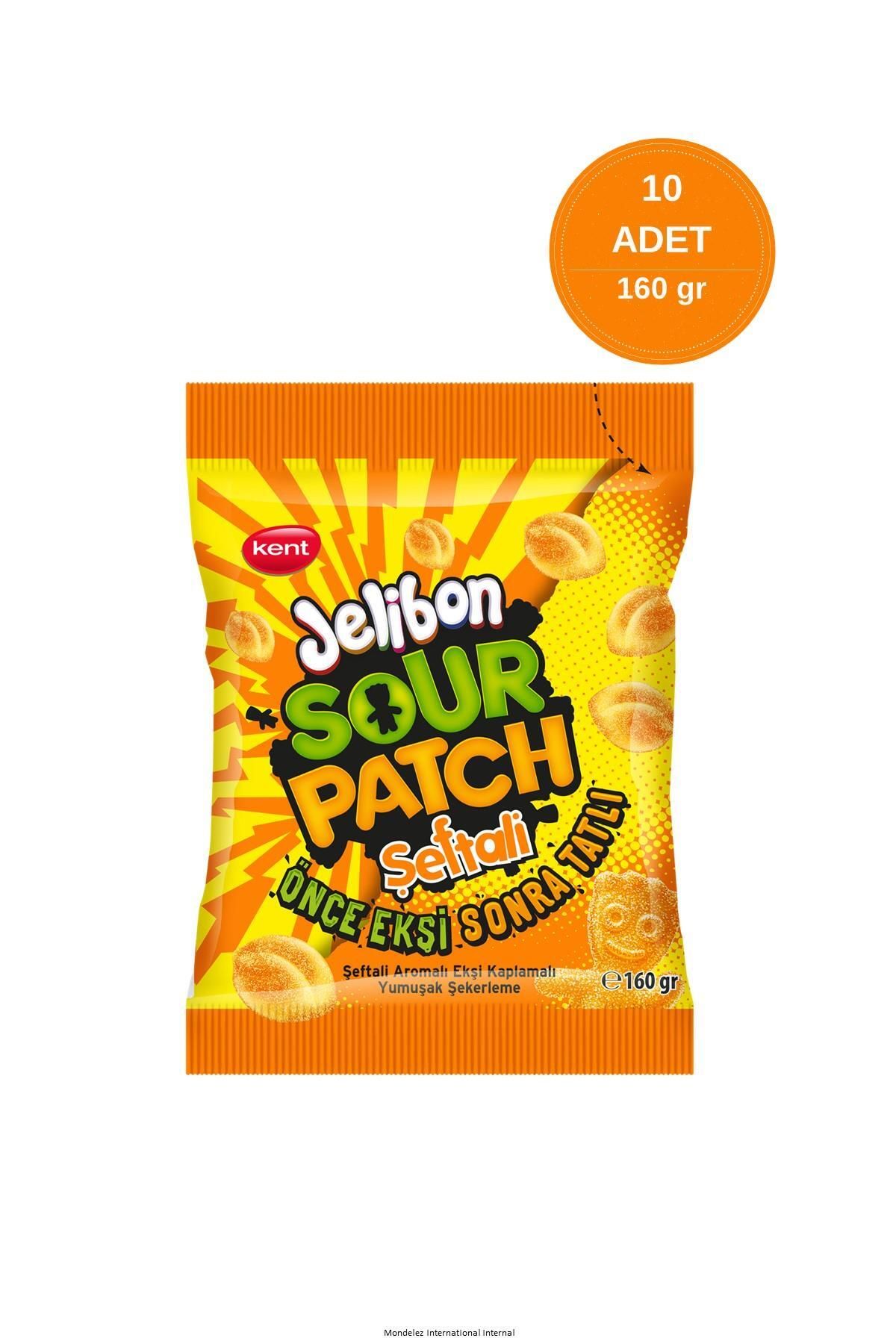 Jelibon Sour Patch Şeftali Aromalı Yumuşak Şekerleme 160 gr - 10 Adet