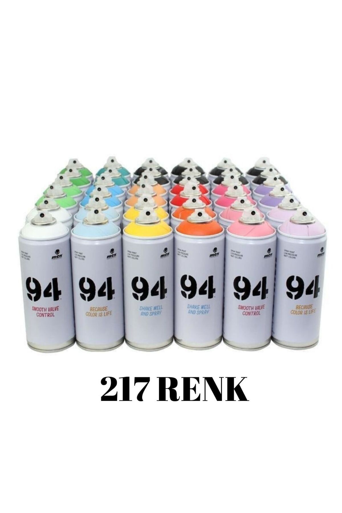 Art Tone MTN 94 ,MONTANA GRAFFİTİ 400 ML SPREY BOYA 217 RENK TÜM RENK SERİSİ