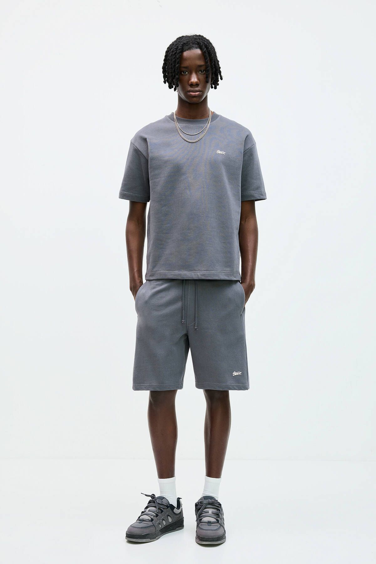 Pull & Bear STWD jogger bermuda şort