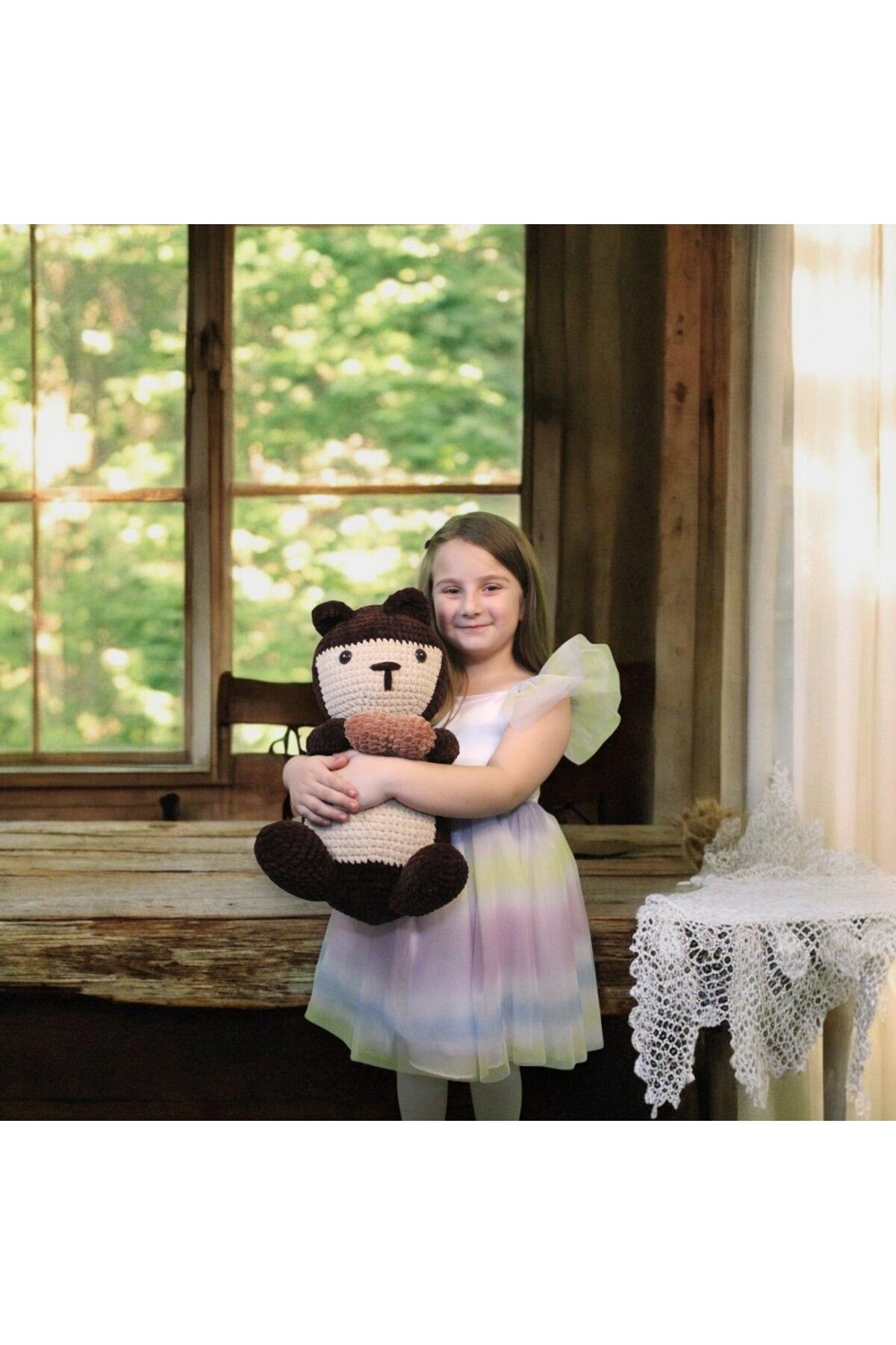 Handmade Pasmanica Sincap 56 Cm – El Yapımı, Kadife Peluş, Büyük Boy, Sevimli Ve Yumuşacık Bebek Oyuncağı