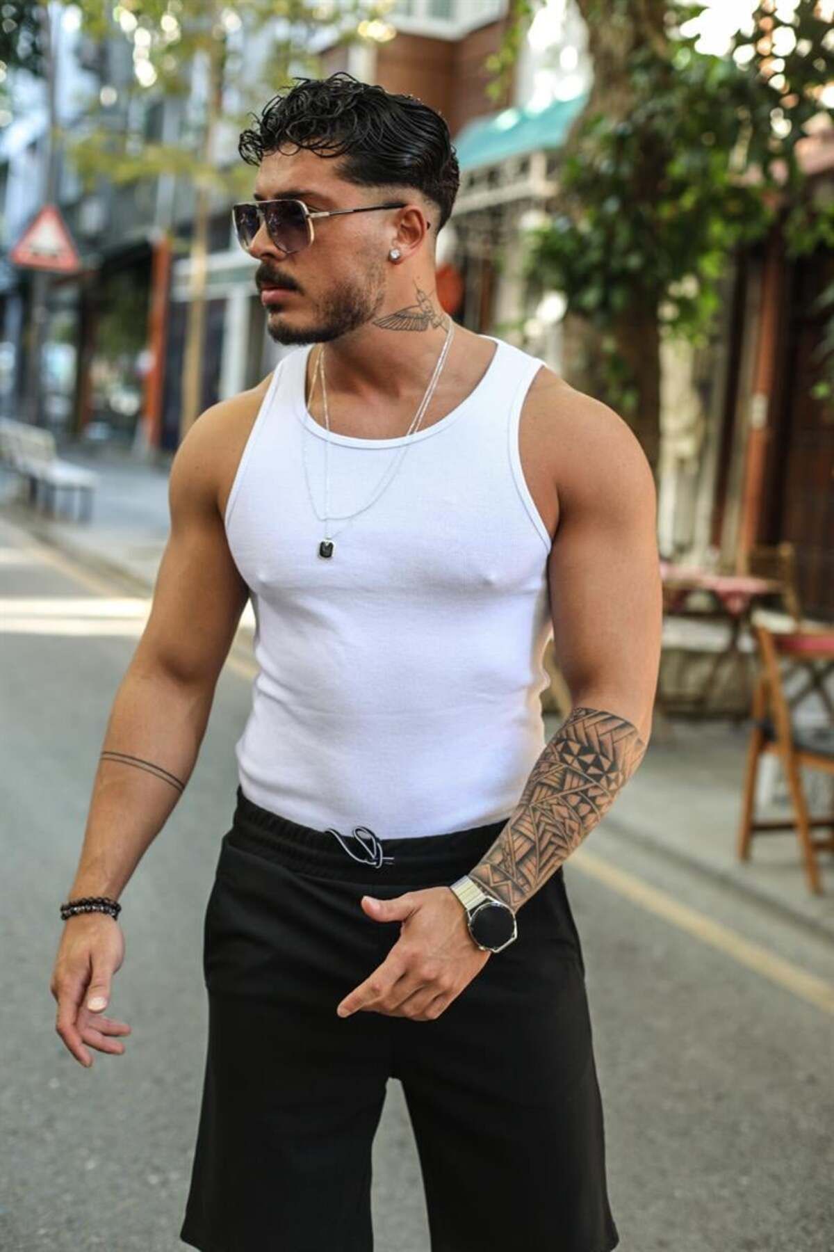 OUTFİT MAN Erkek Outfitman Basıc Atlet Beyaz