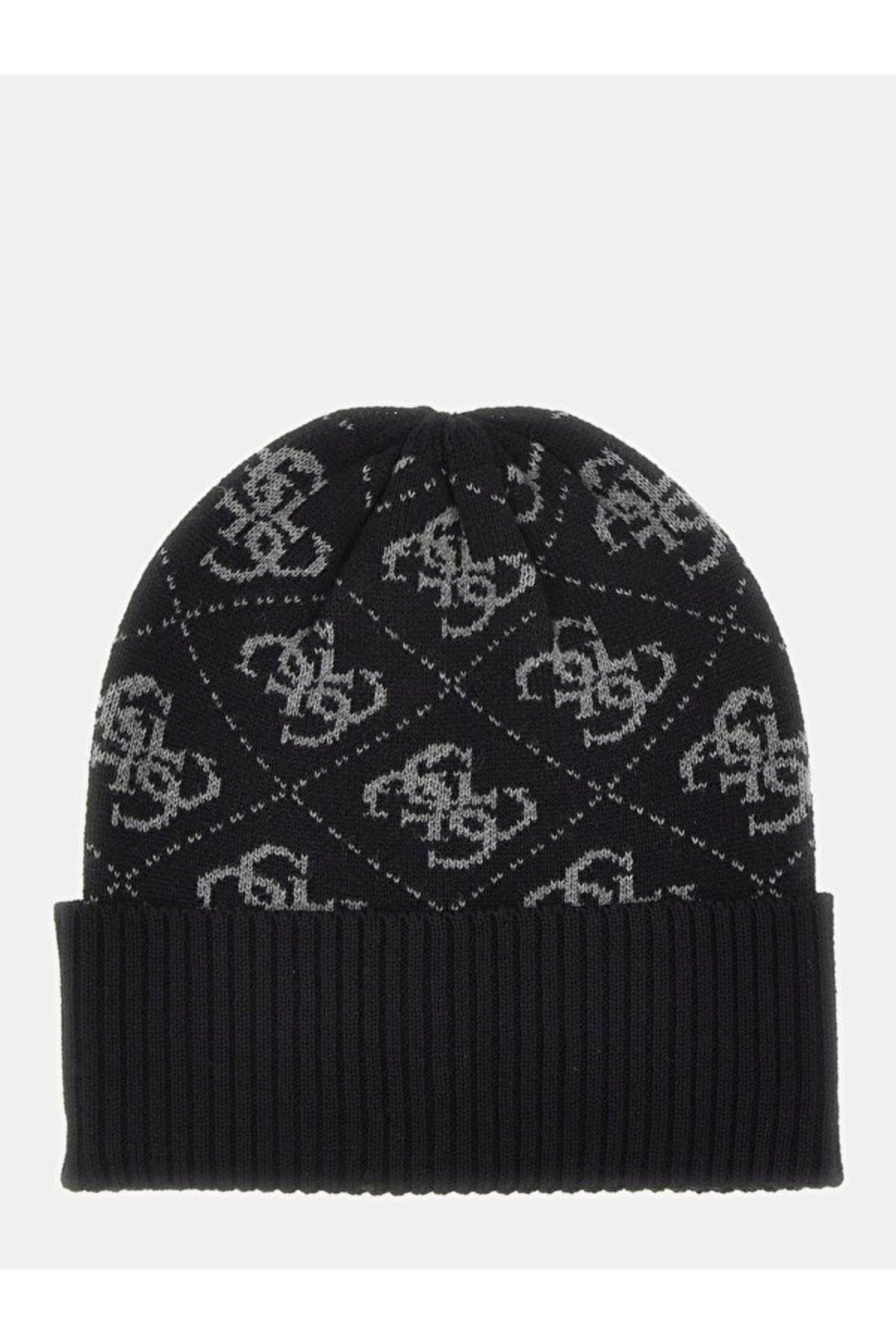 Guess Cap Erkek Yün Karışımlı Şapka