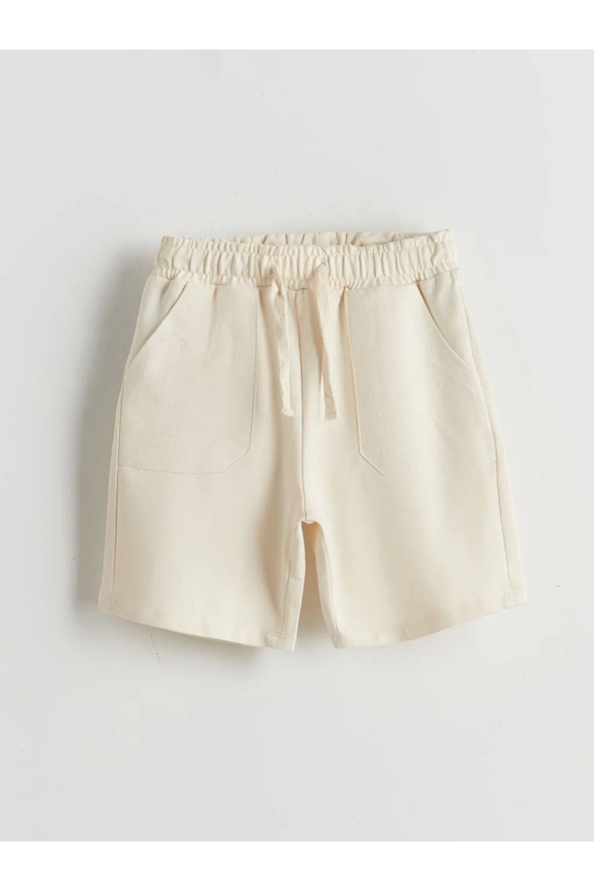 LC Waikiki LCW Kids Yeşil Beli Lastikli Erkek Çocuk Şort