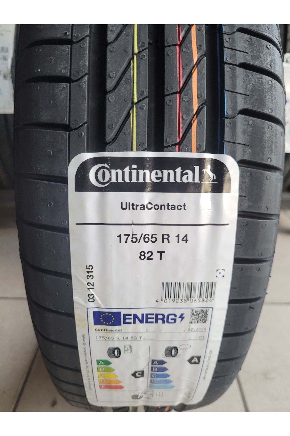 Continental 175/65R14 Ultra Contact 82T Set olarak (4 ADET) A serisi 70db 2025 Üretim*