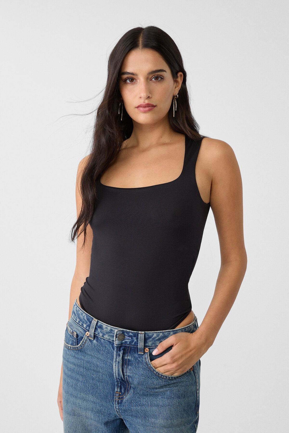 Stradivarius Kare yaka body