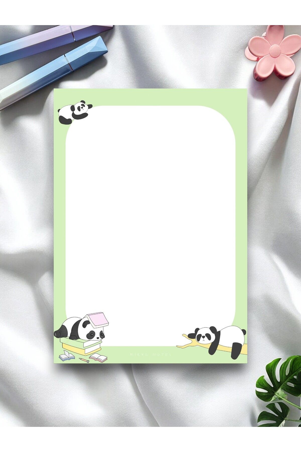 Mirya Notes A5 Panda Desenli Notepad - Not Defteri - Bloknot
