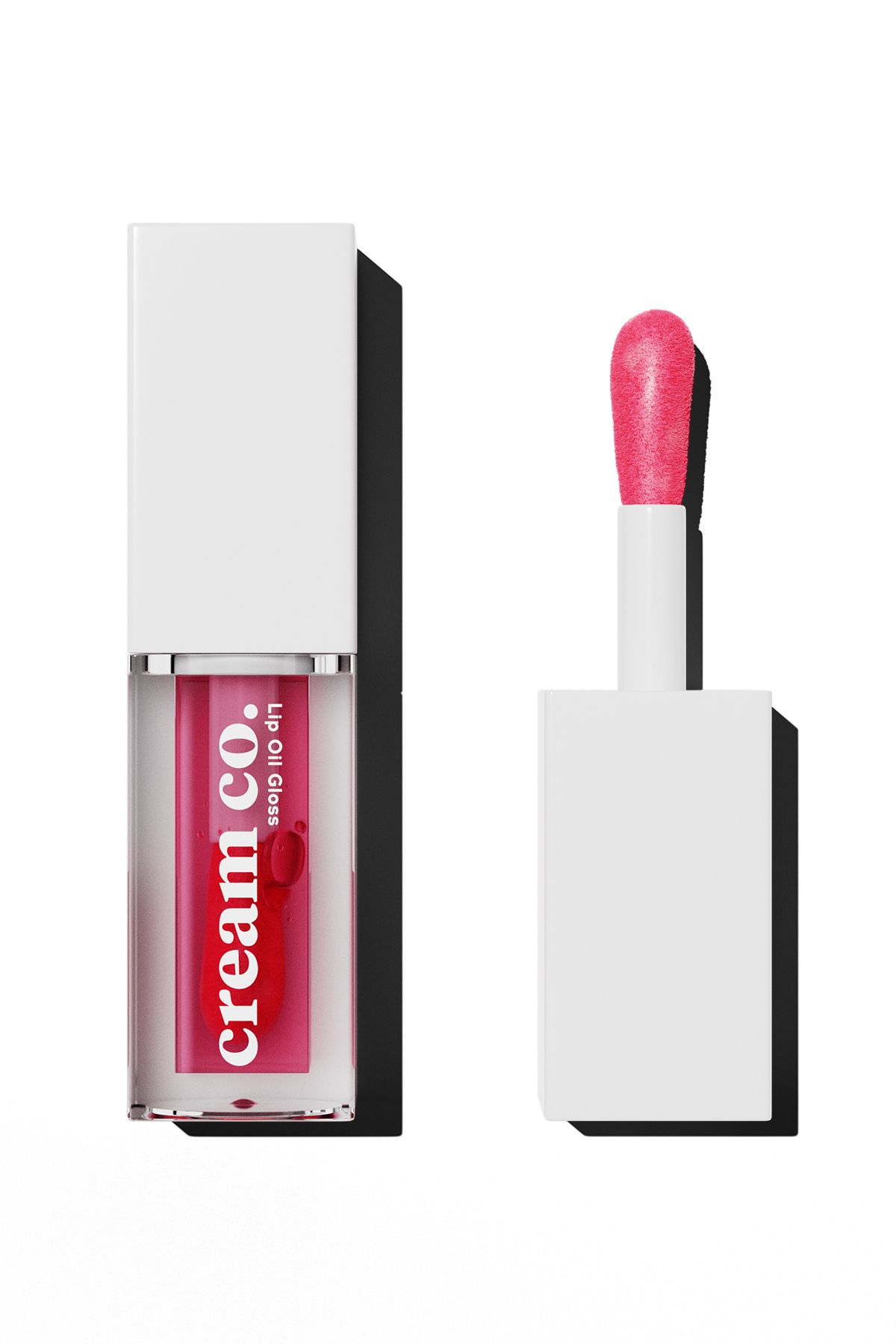 Cream Co. Lip Oil Gloss | Dudak Parlatıcısı Nemlendirici Dudak Yağı | Ahududu Aromalı | E Vitamini
