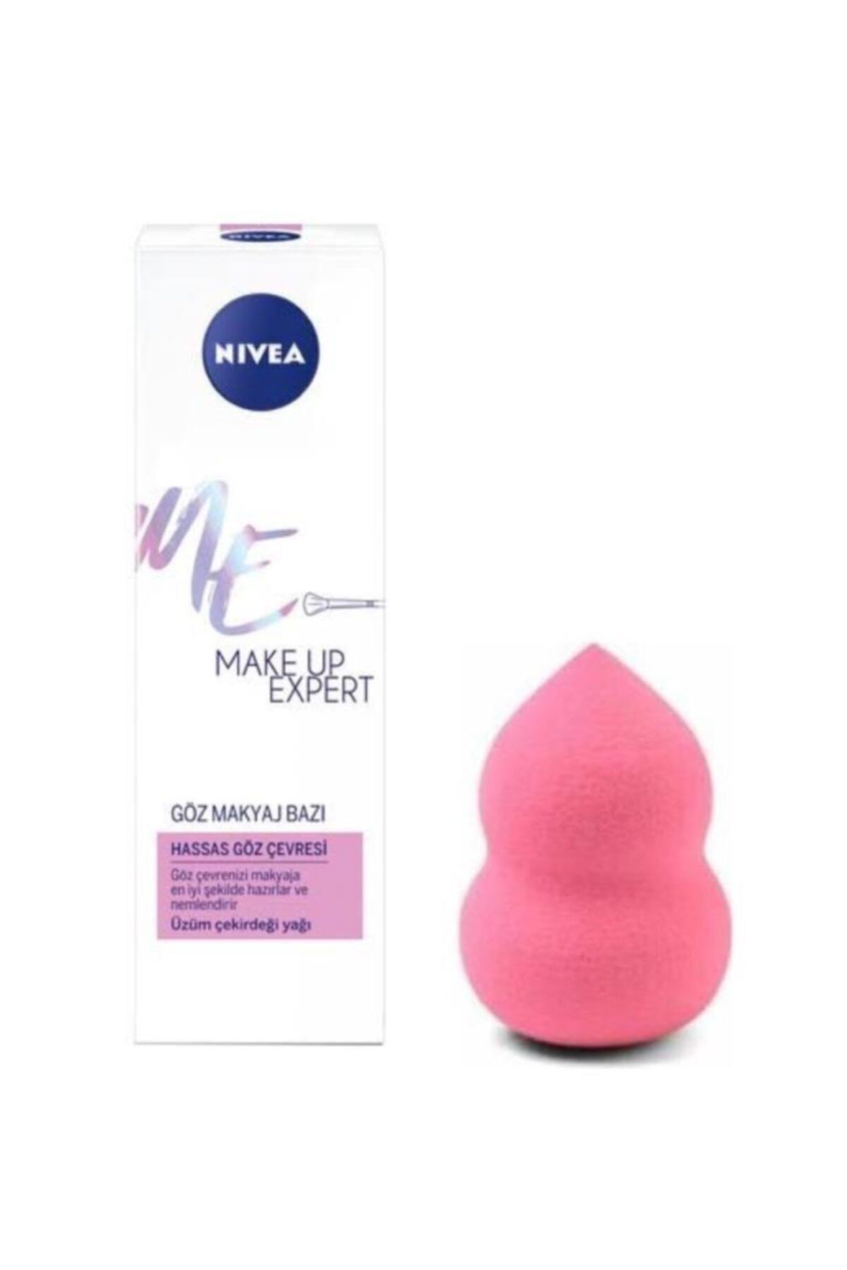 NIVEA Yüz Make-up Göz Makyaj Bazı 15ml + Makyaj Süngeri