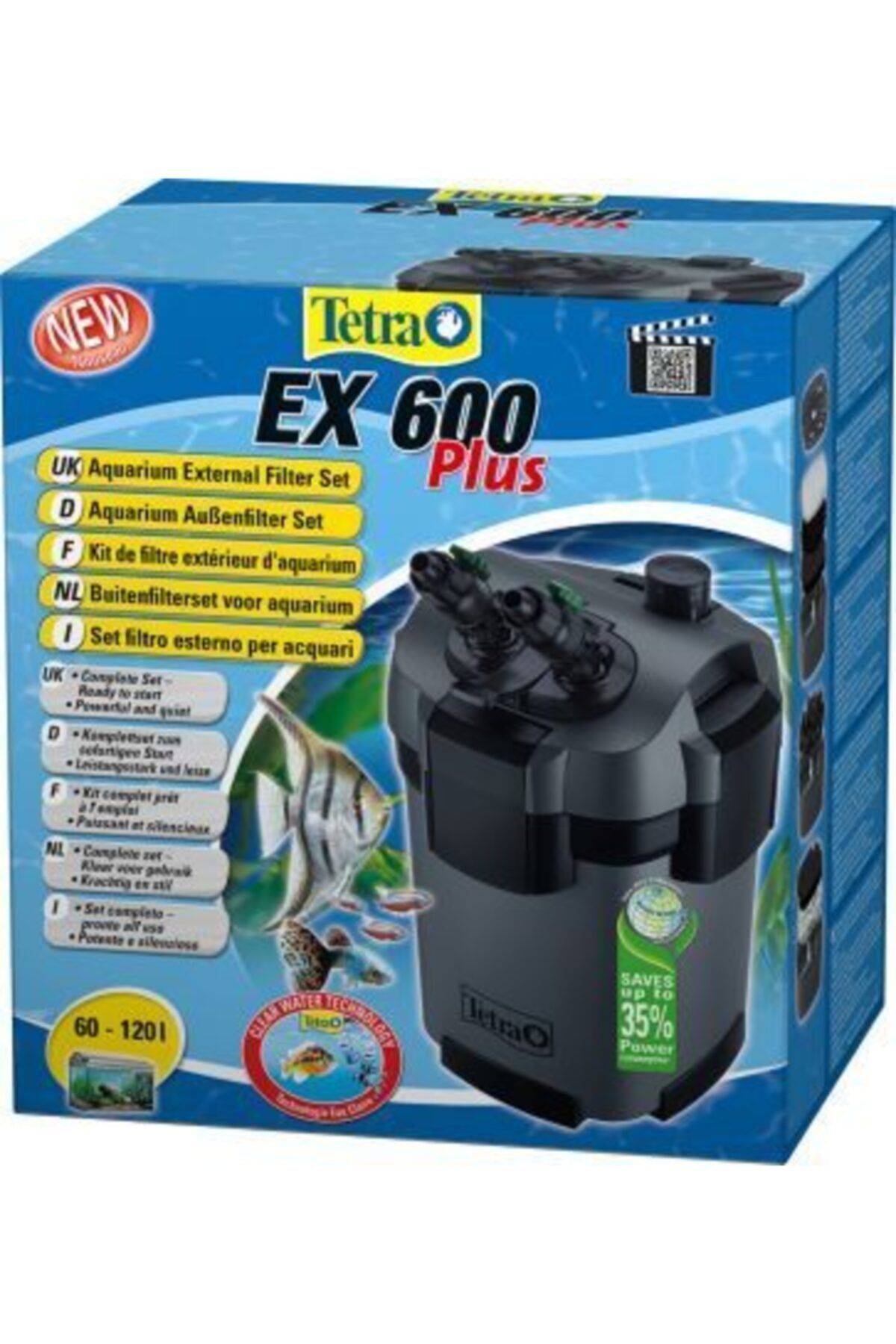 Tetra Ex 600 Plus Dış Filtre 600 L/h