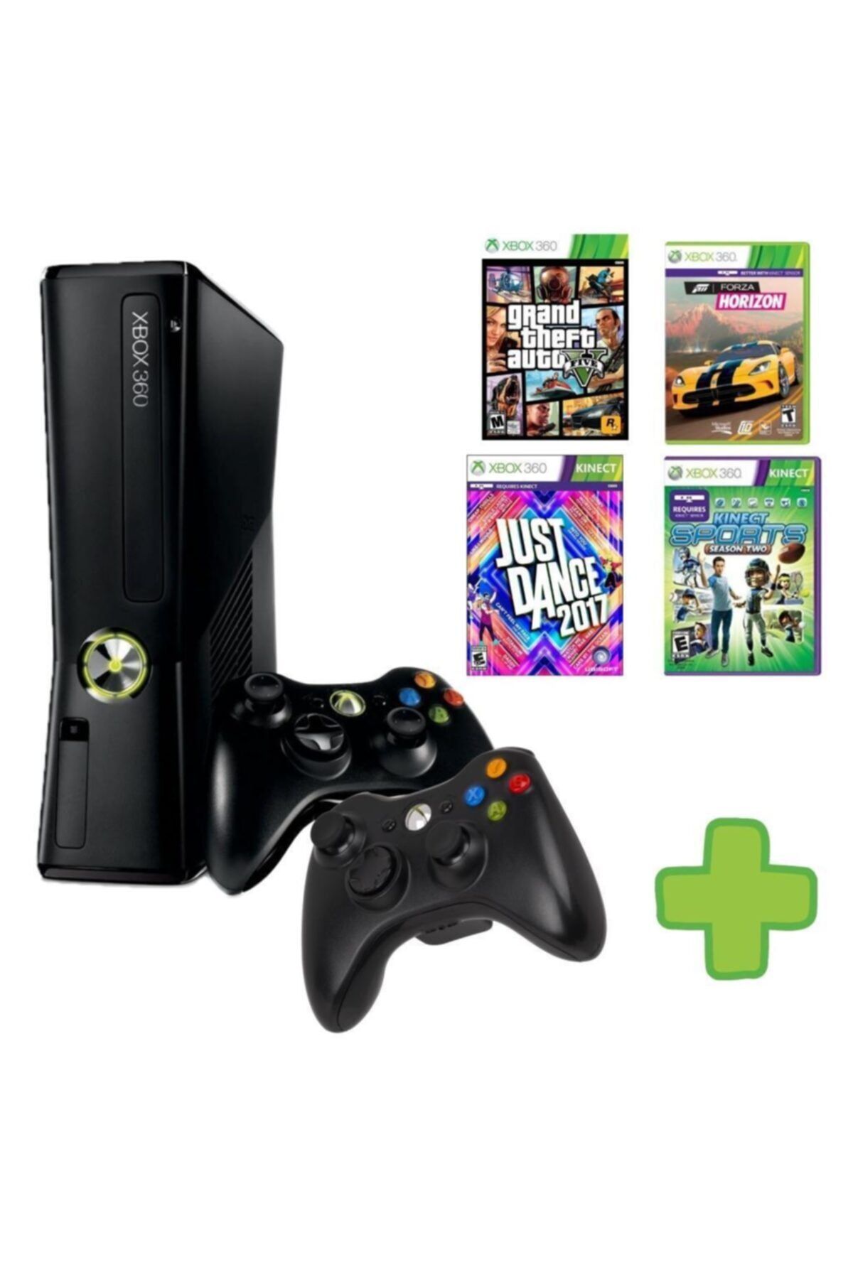 Microsoft Xbox 360 - 2 Adet Kablosuz Kol - 250 Gb Hafıza - 30 Oyun