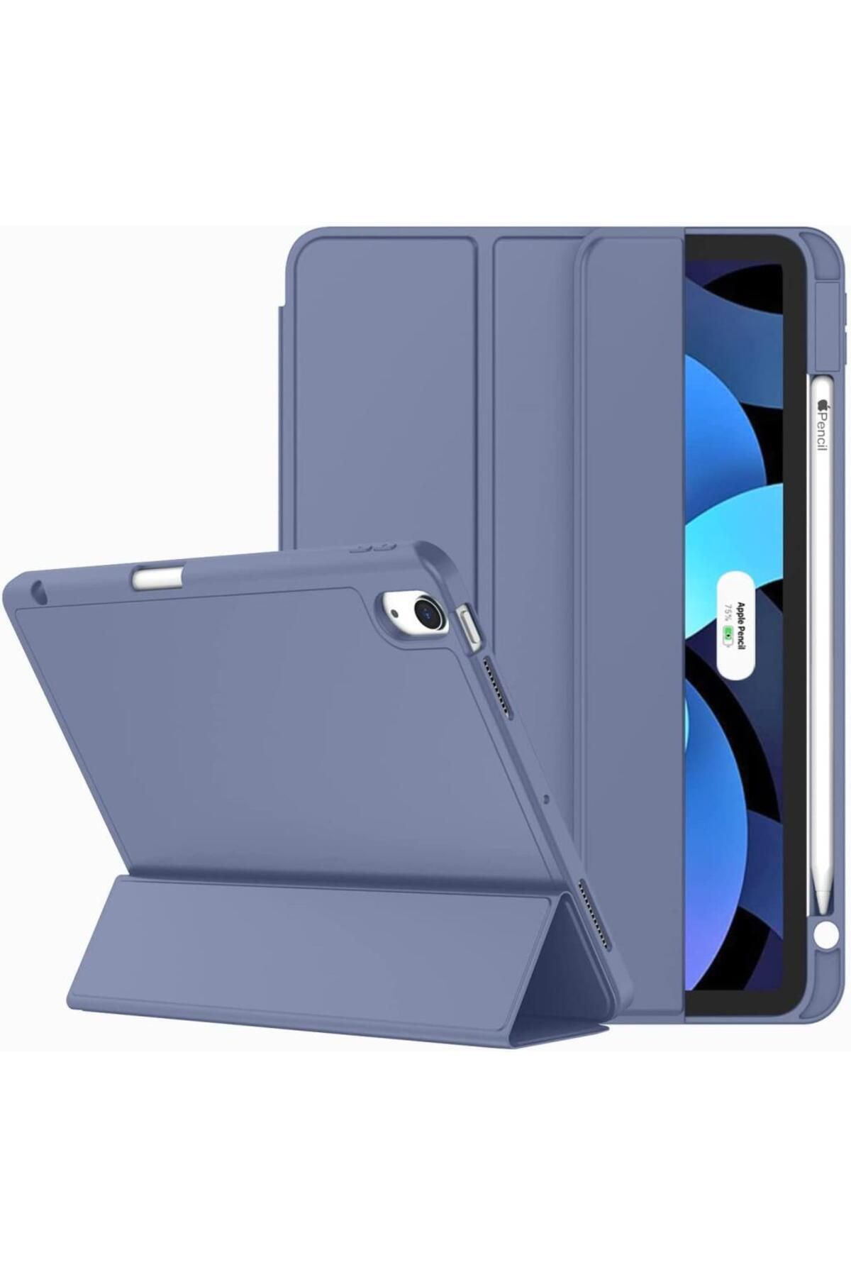 UnDePlus İpad Air 11inç M2/m3 2025-2024 Uyumlu Kılıf Pen Charge Kalem Bölmeli