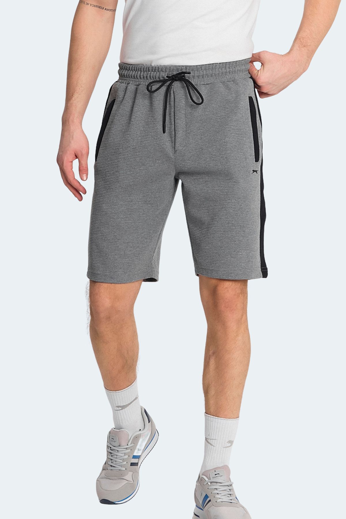 Slazenger NANDO I Erkek Şort Koyu Gri