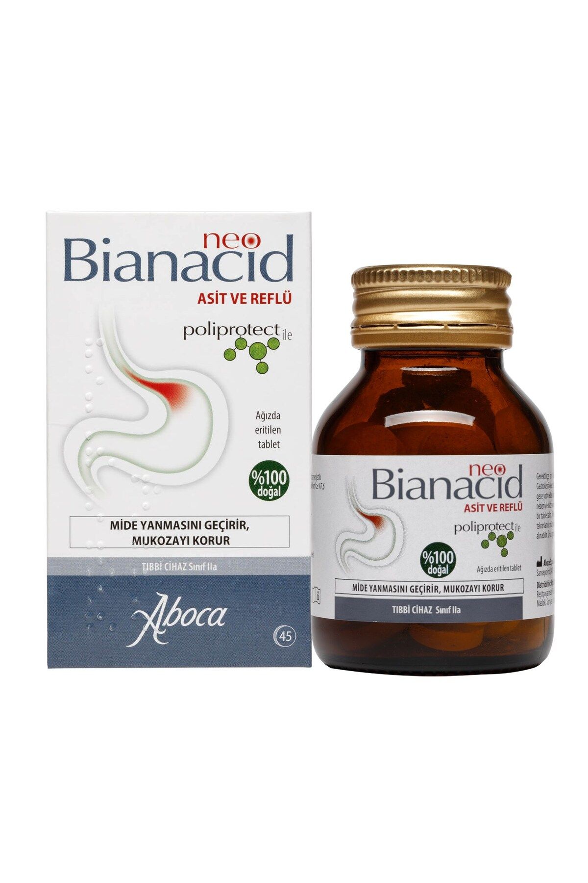 Neo Bianacid Mide Ekşimesi Ve Asit 45 Kapsül-