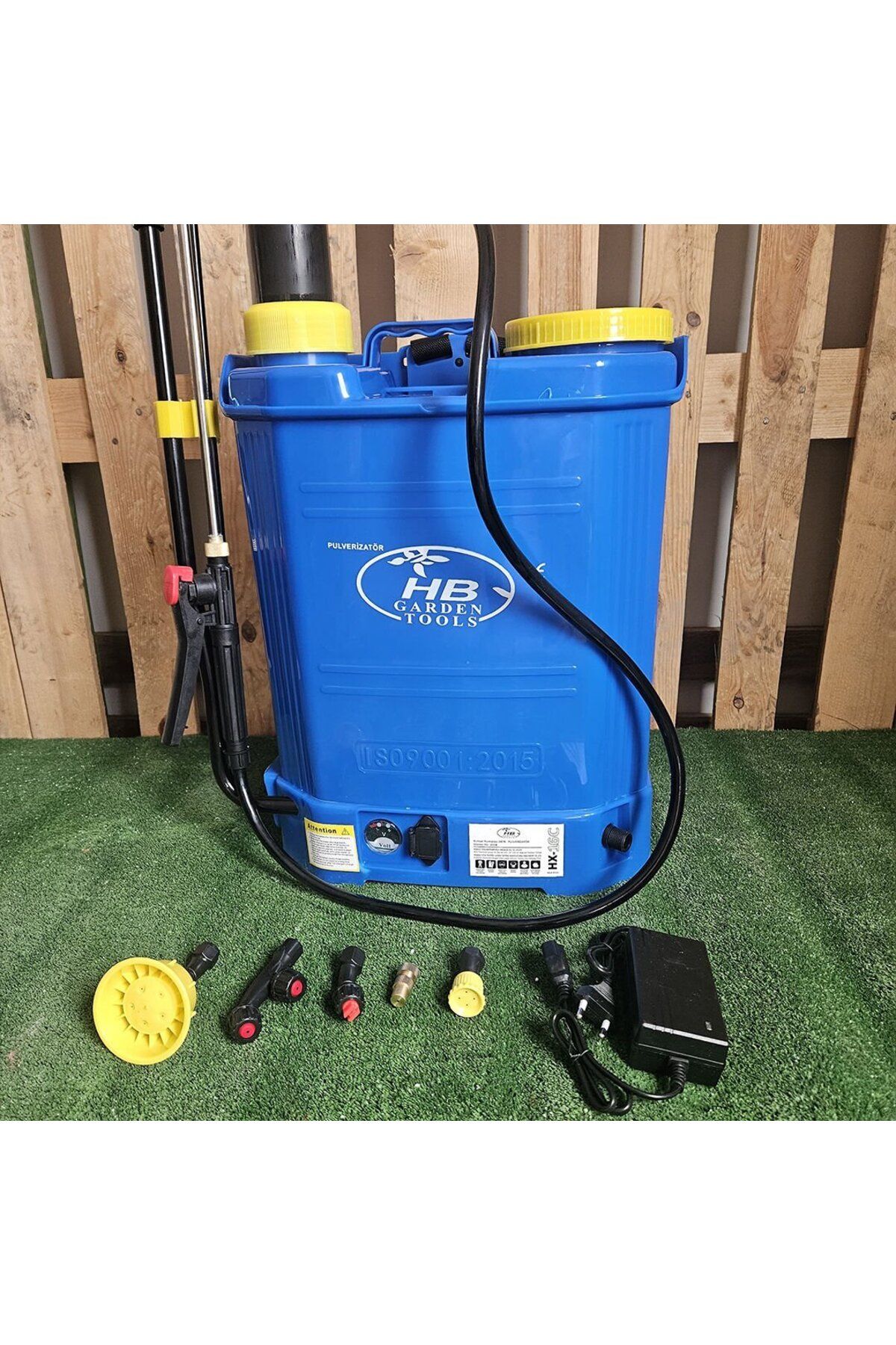 HB Garden Tools 16 Litre Akülü Şarjlı Ve Kollu İlaçlama Dezenfektan Pompası