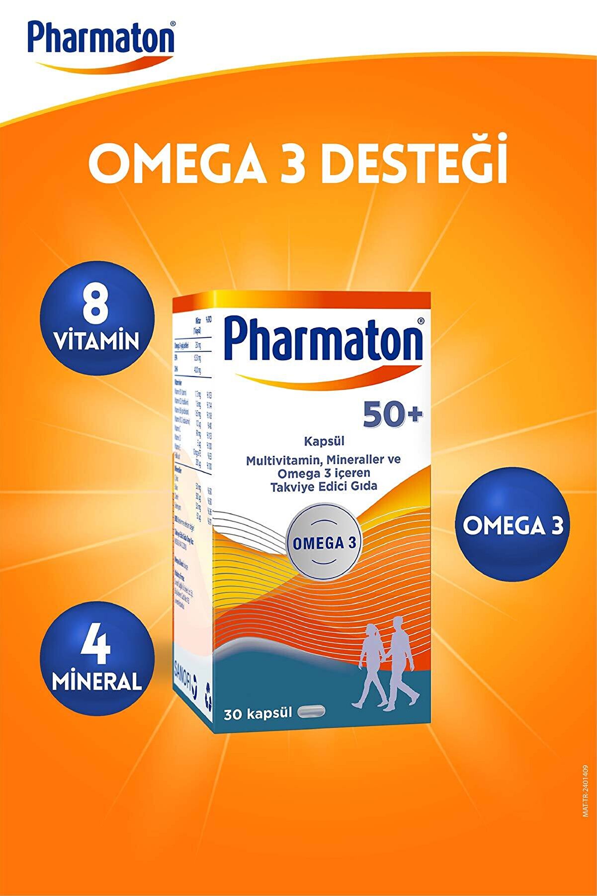 Vitaminas Pharmaton Omega 50 Prospecto Pharmaton 50+Senior Con