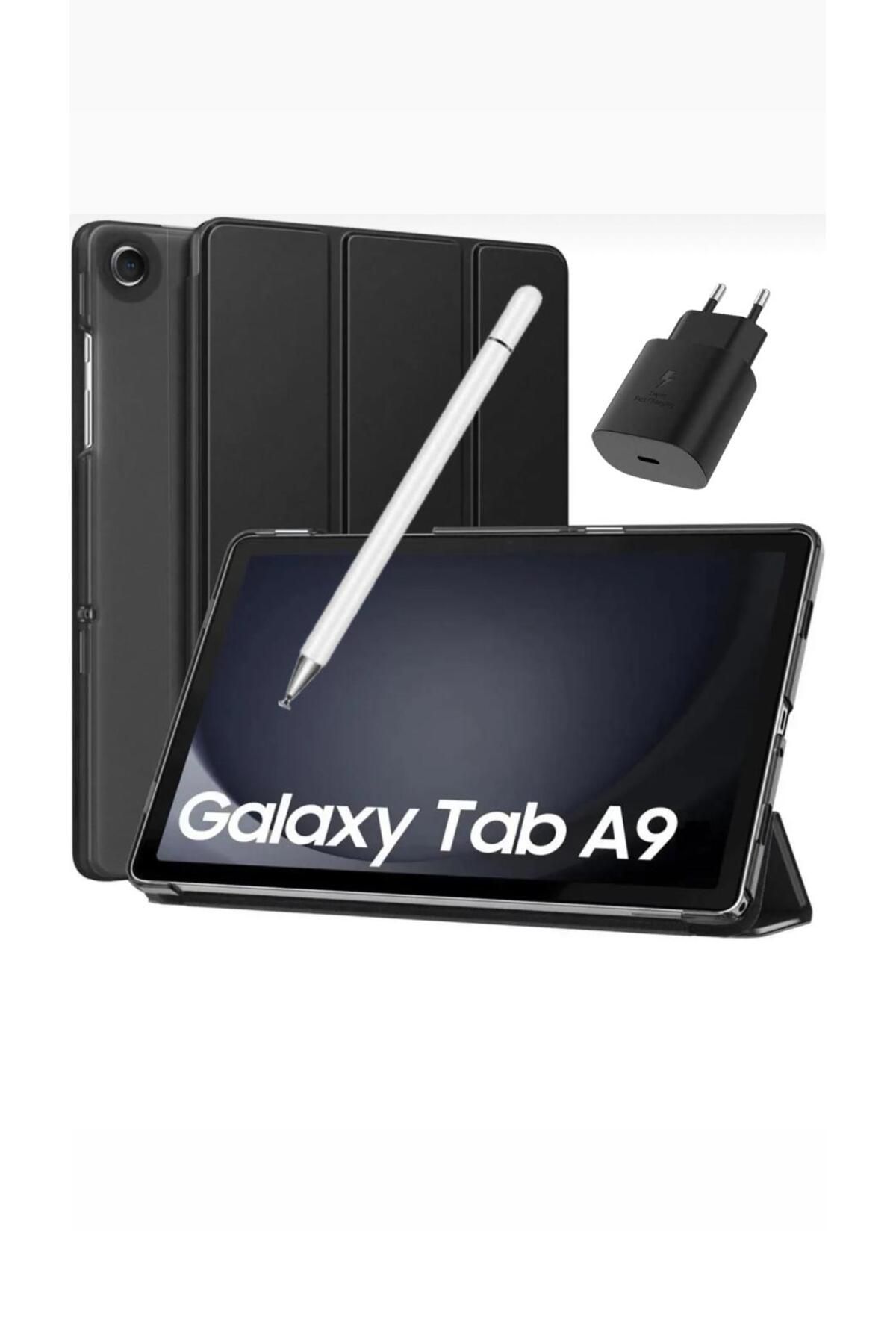 Samsung Galaxy Tab A9 8gb 128gb 8.7" Tablet Kılıf Kalem Adaptör Grafit ( Türkiye Garantili)