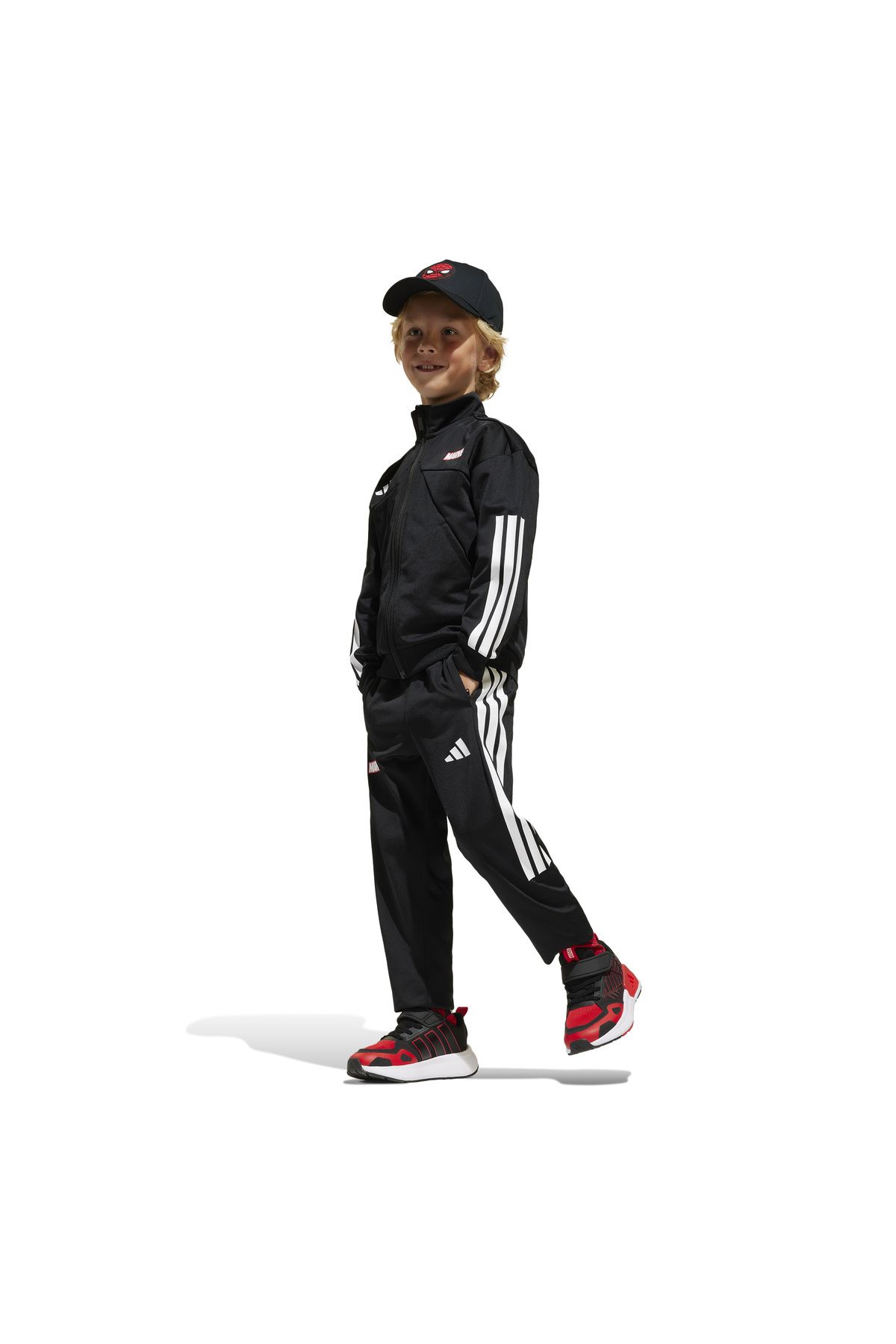 adidas X Marvel Spider-man Çocuk Siyah Eşofman Takımı (JF3657)
