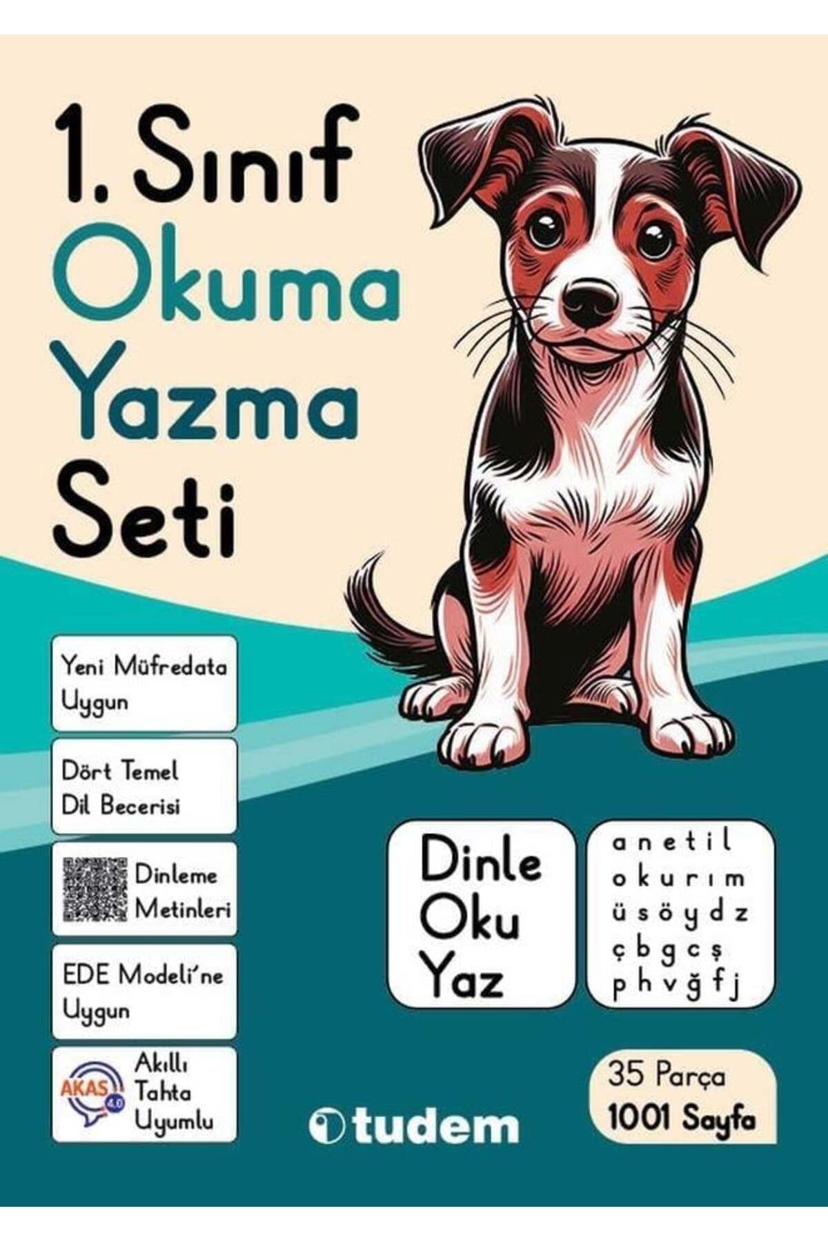 Tudem Yayınları Tudem 2025 1. Sınıf Okuma Yazma Seti A-n-e-t-i-l Poşetli Güncel Müfredat