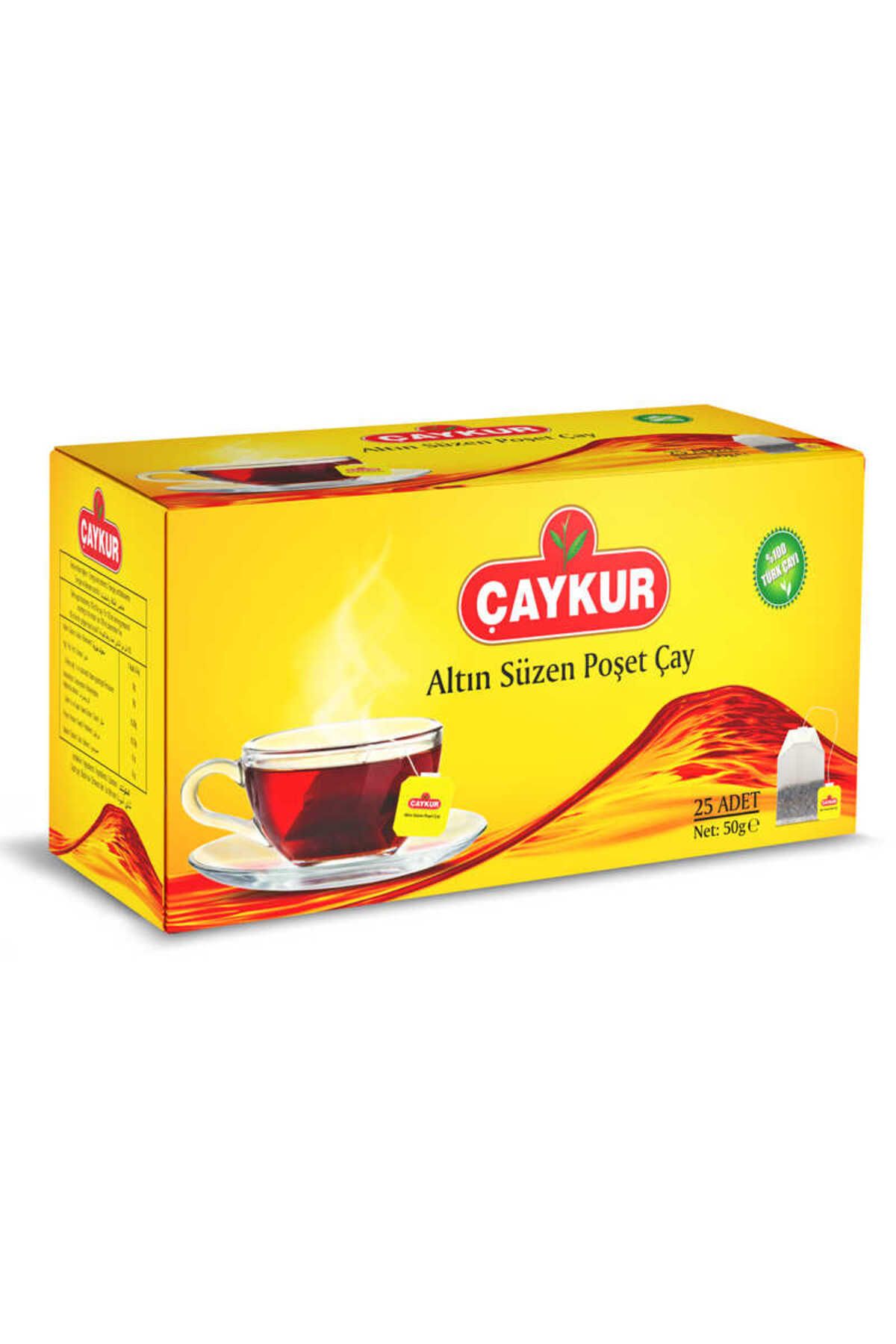Çaykur Altın Süzen Bardak Poşet Çay 50gr /